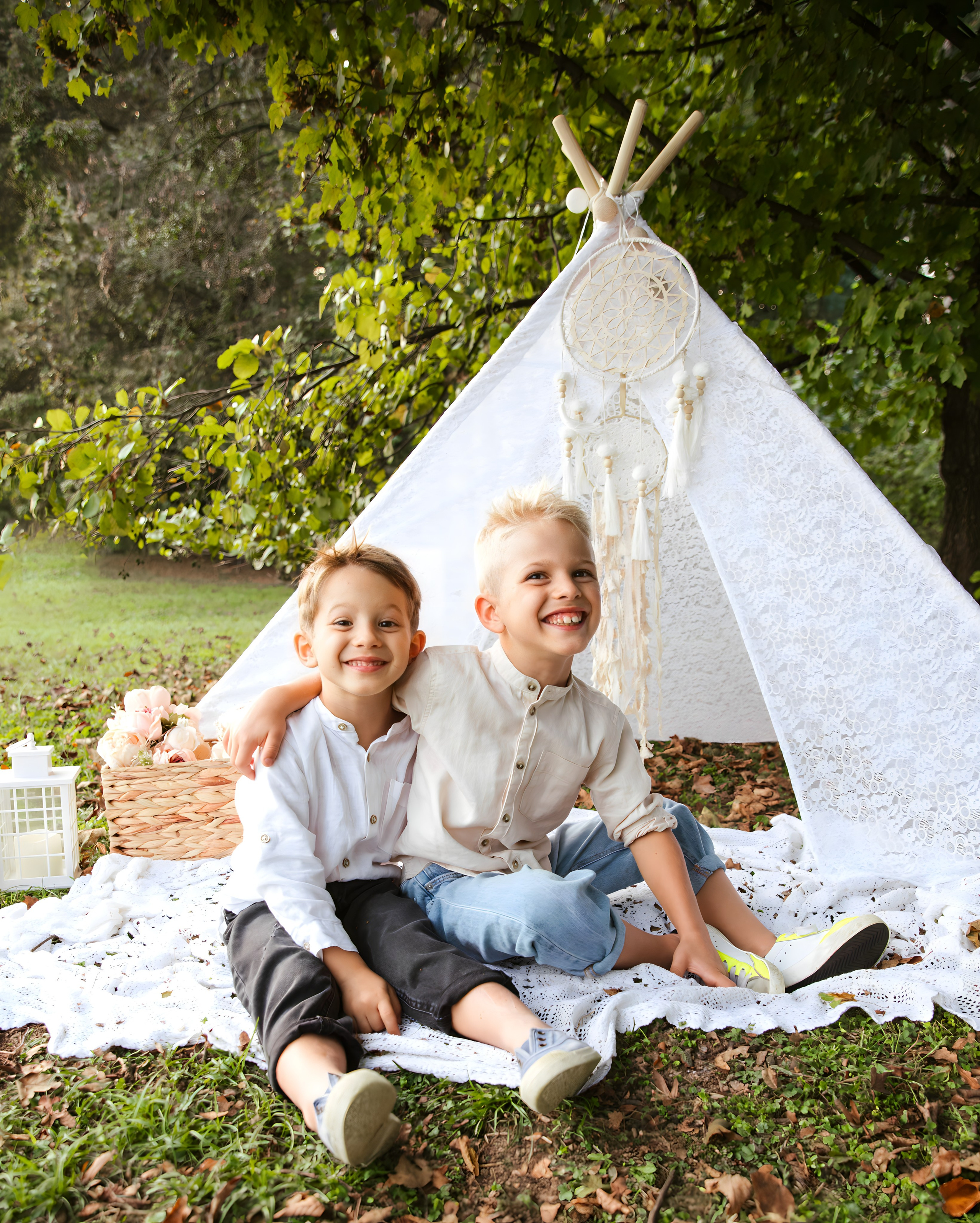Maggie e la sua bellissima famiglia. Luci e Capricci Photography
