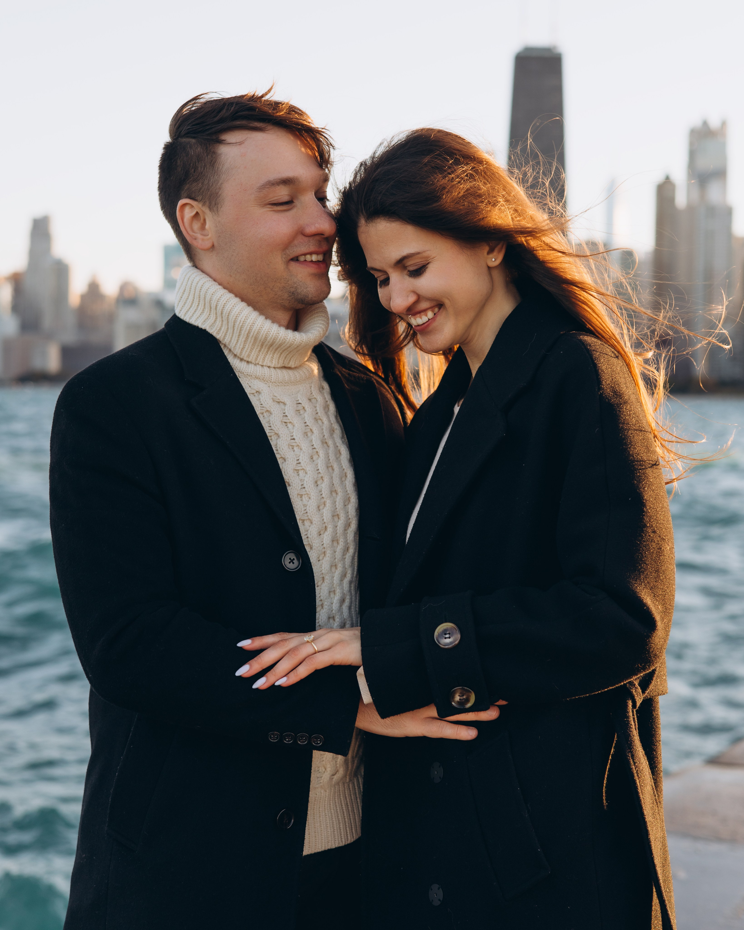 North Lake Shore Proposal — Chicago Photographer — Margarita Chudinova