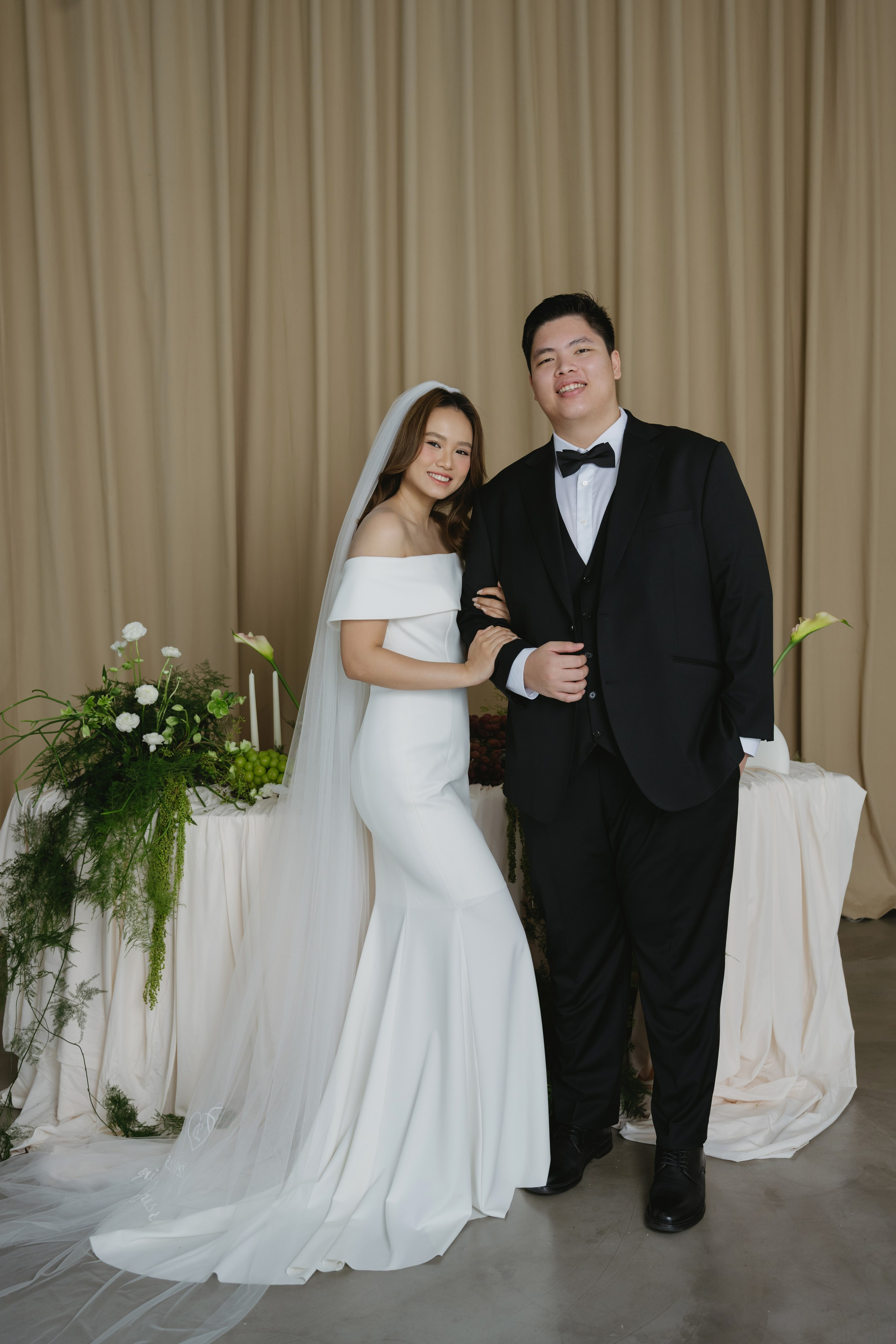 DANG & NGHI wedding photoshoot in studio. Anns wedding photography