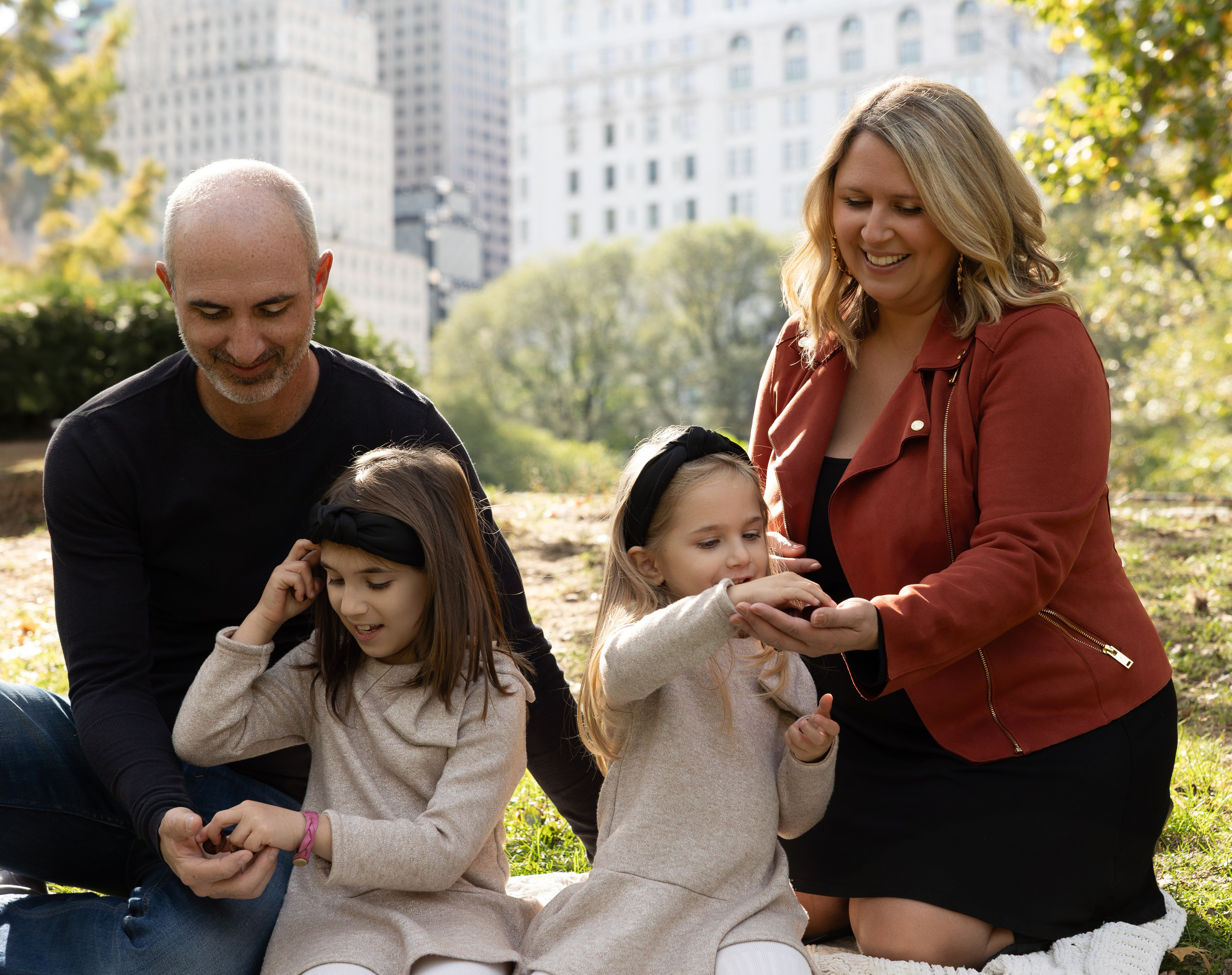 Together in Central Park. Family, lifestyle, and commercial photography in New York and New Jersey