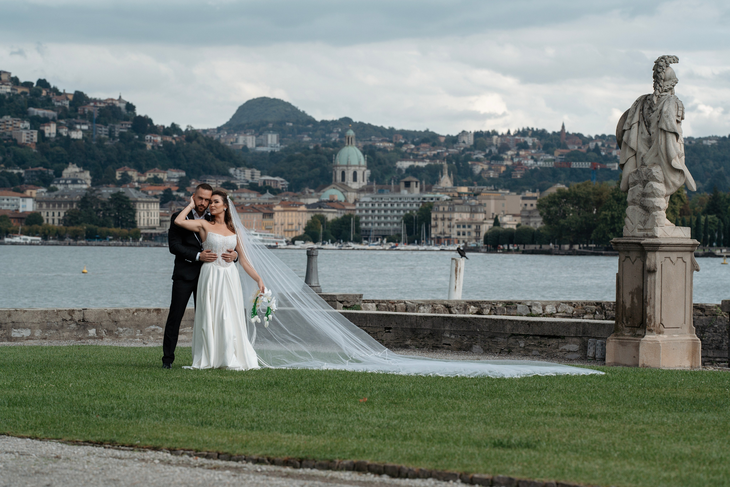 Edina & Vilson Lake Como. Fotografo matrimonio Lago di Como Ferrari Media Production