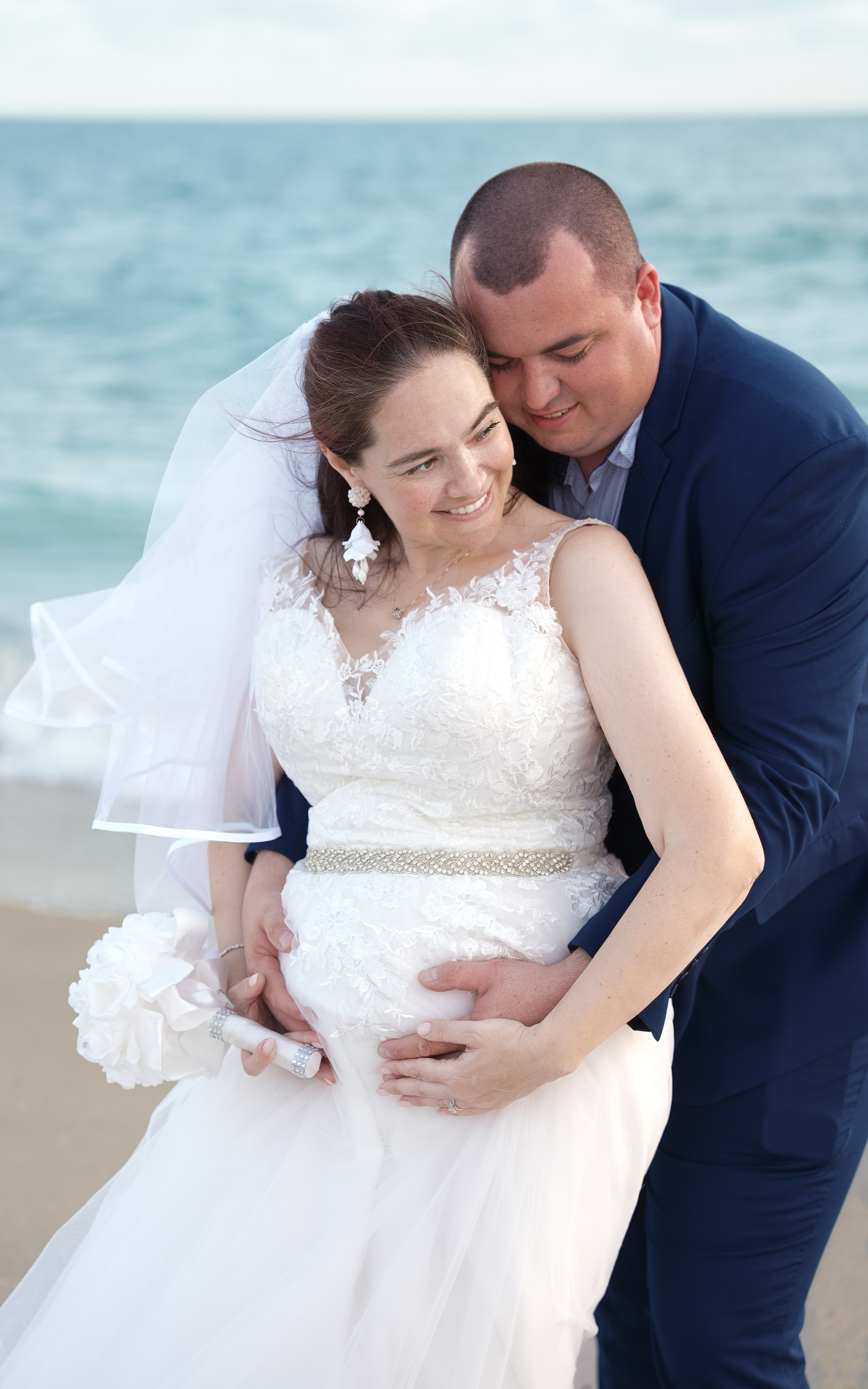 Beach Wedding in Englewood, Florida. Wedding and family photographer Olga Belianskaia