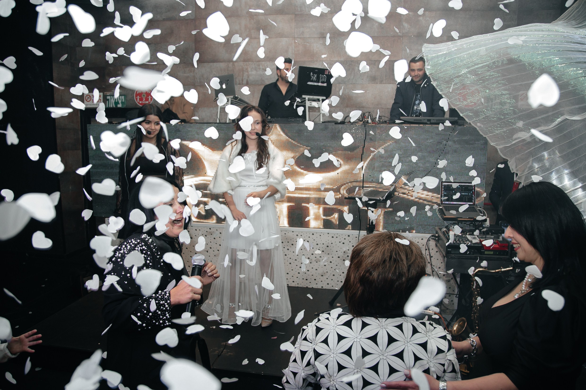 Bat Mizva celebration. Elina. Home