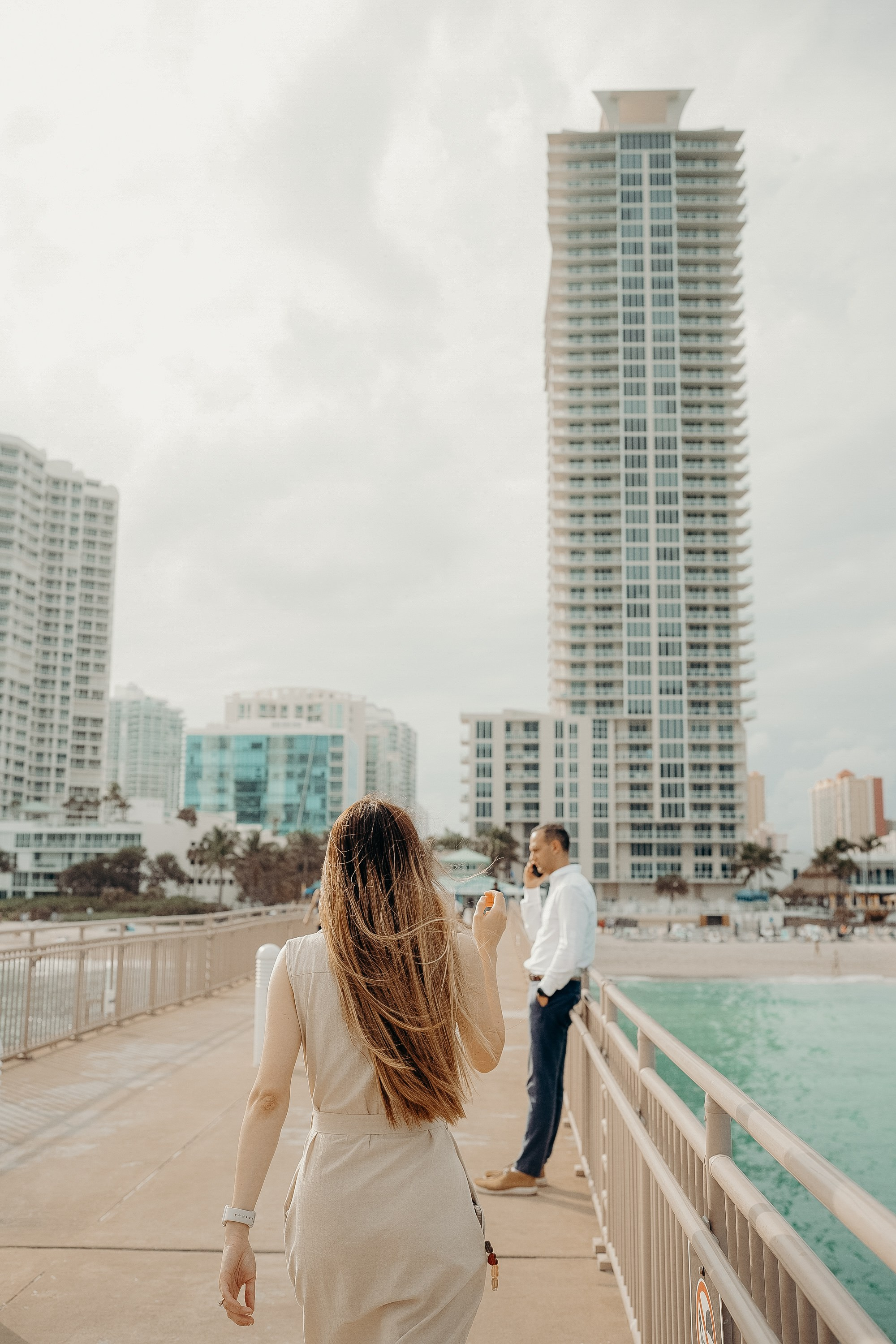Couple in love from Miami. Portrait and wedding photographer in New York