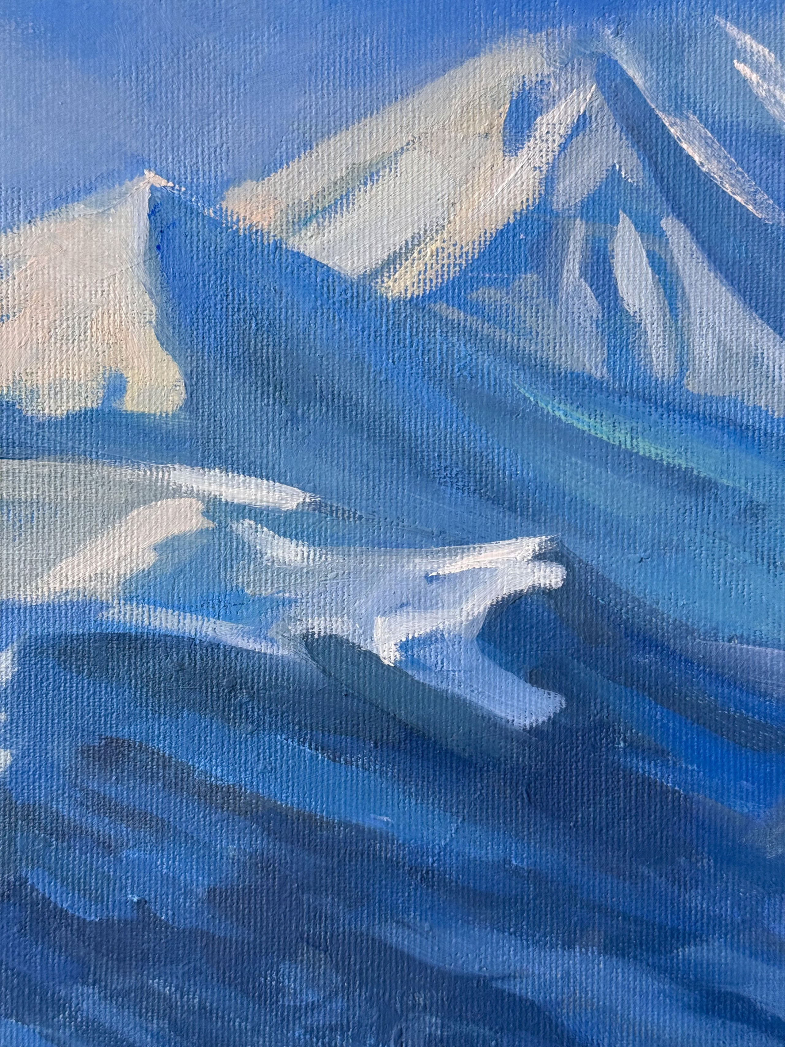 «Mountain Turn». Художник живописец Савелова Ольга