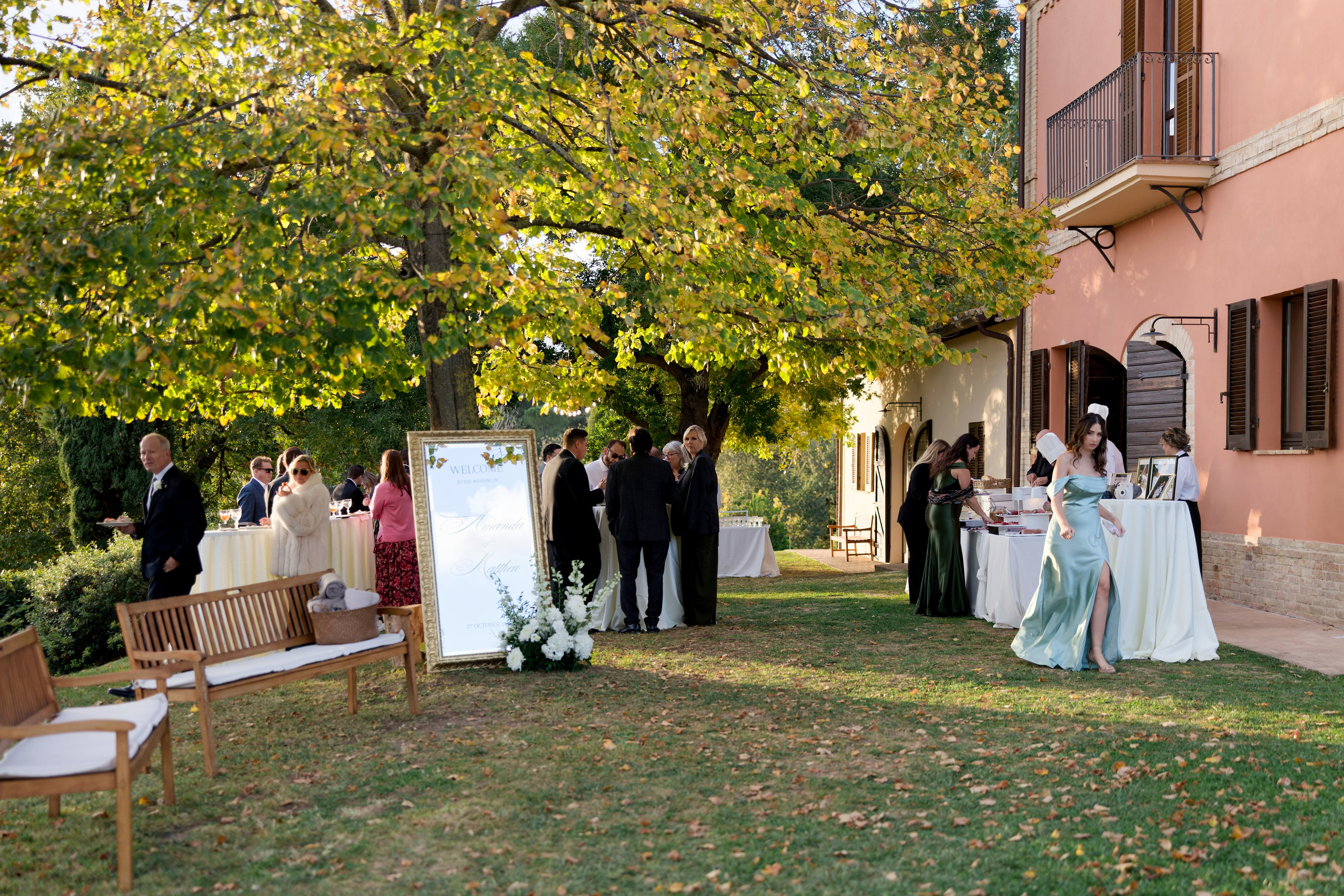 Wedding at Fonte Sala, Umbria