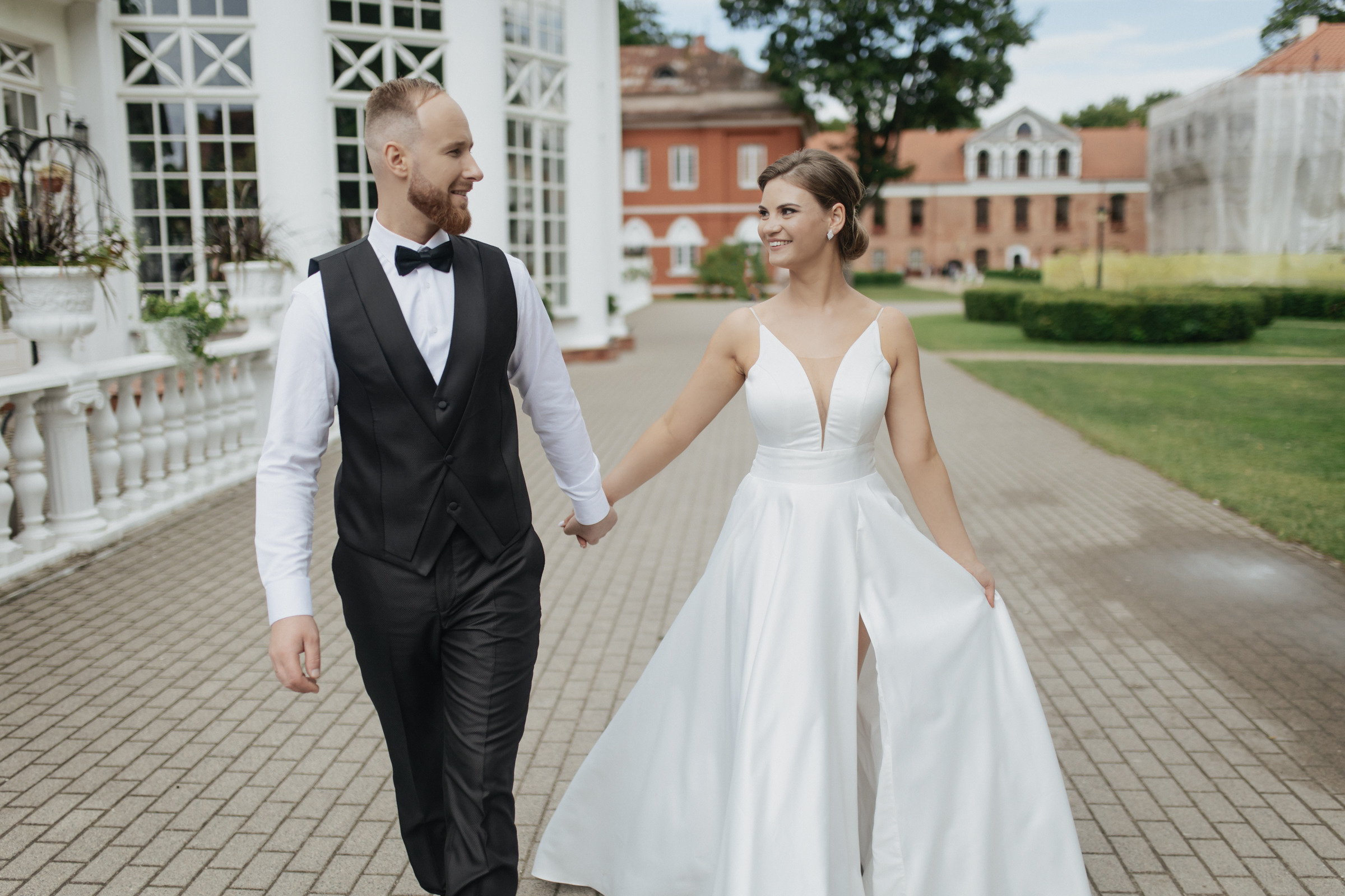 Vestuvinė fotosesija Raudondvario dvare ir Botanikos sode