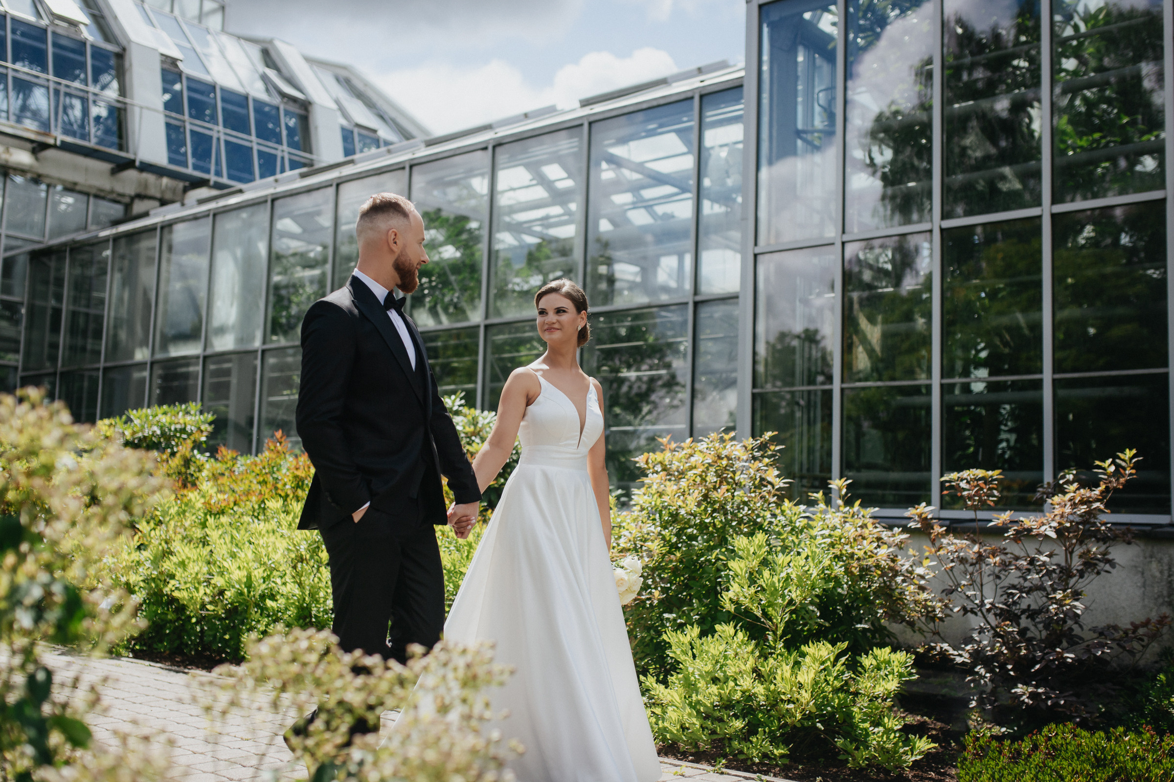 Vestuvinė fotosesija Raudondvario dvare ir Botanikos sode