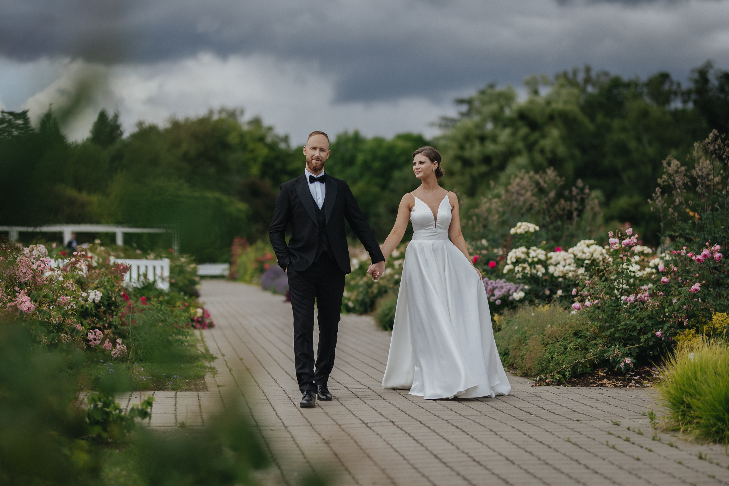 Vestuvinė fotosesija Raudondvario dvare ir Botanikos sode
