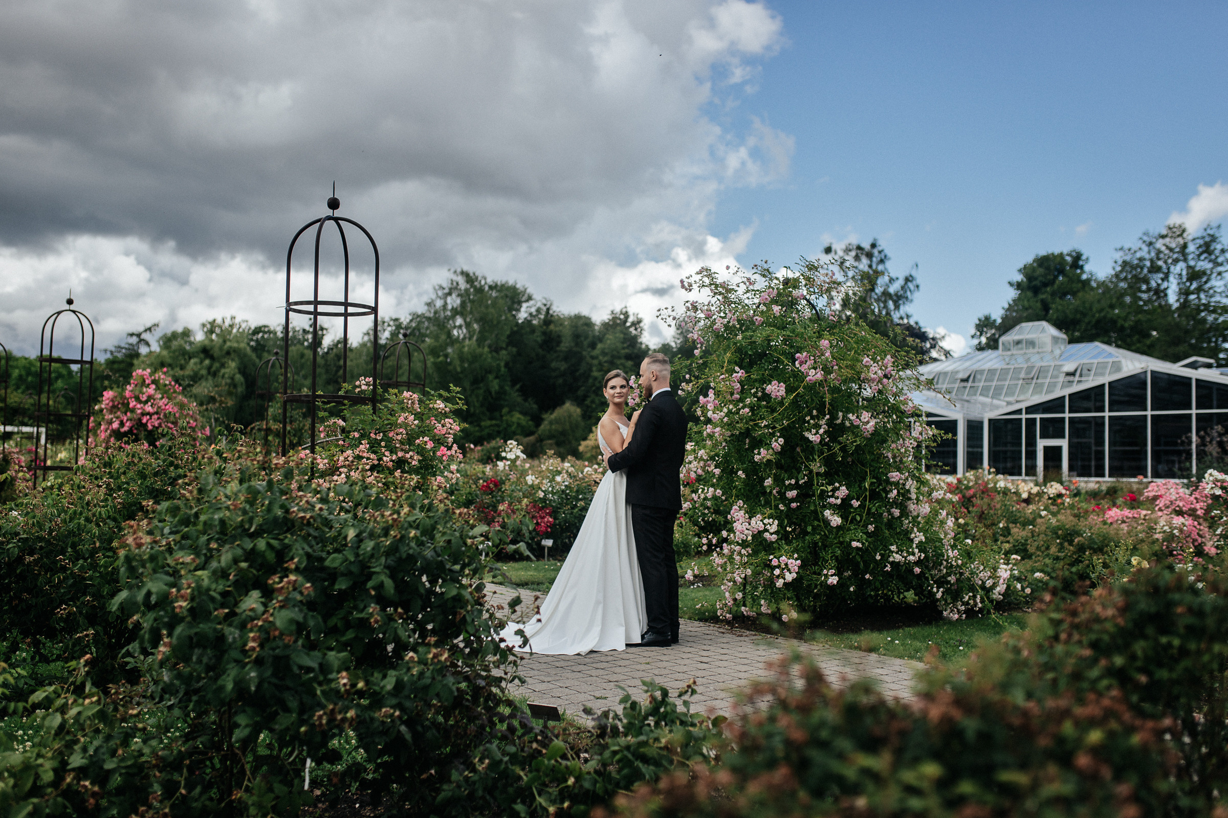 Vestuvinė fotosesija Raudondvario dvare ir Botanikos sode