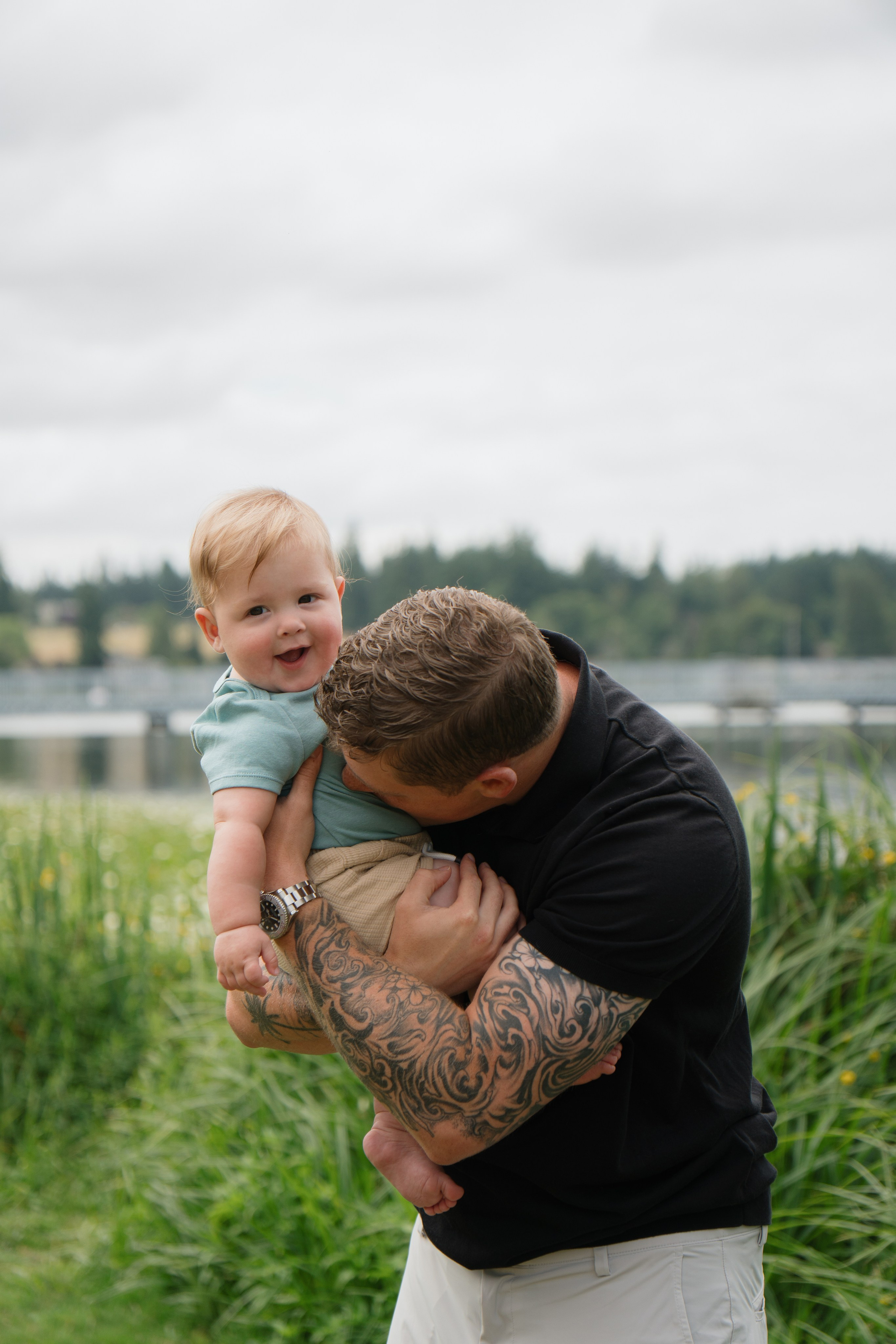 Austin’s family. Photographer in Washington Sophia D