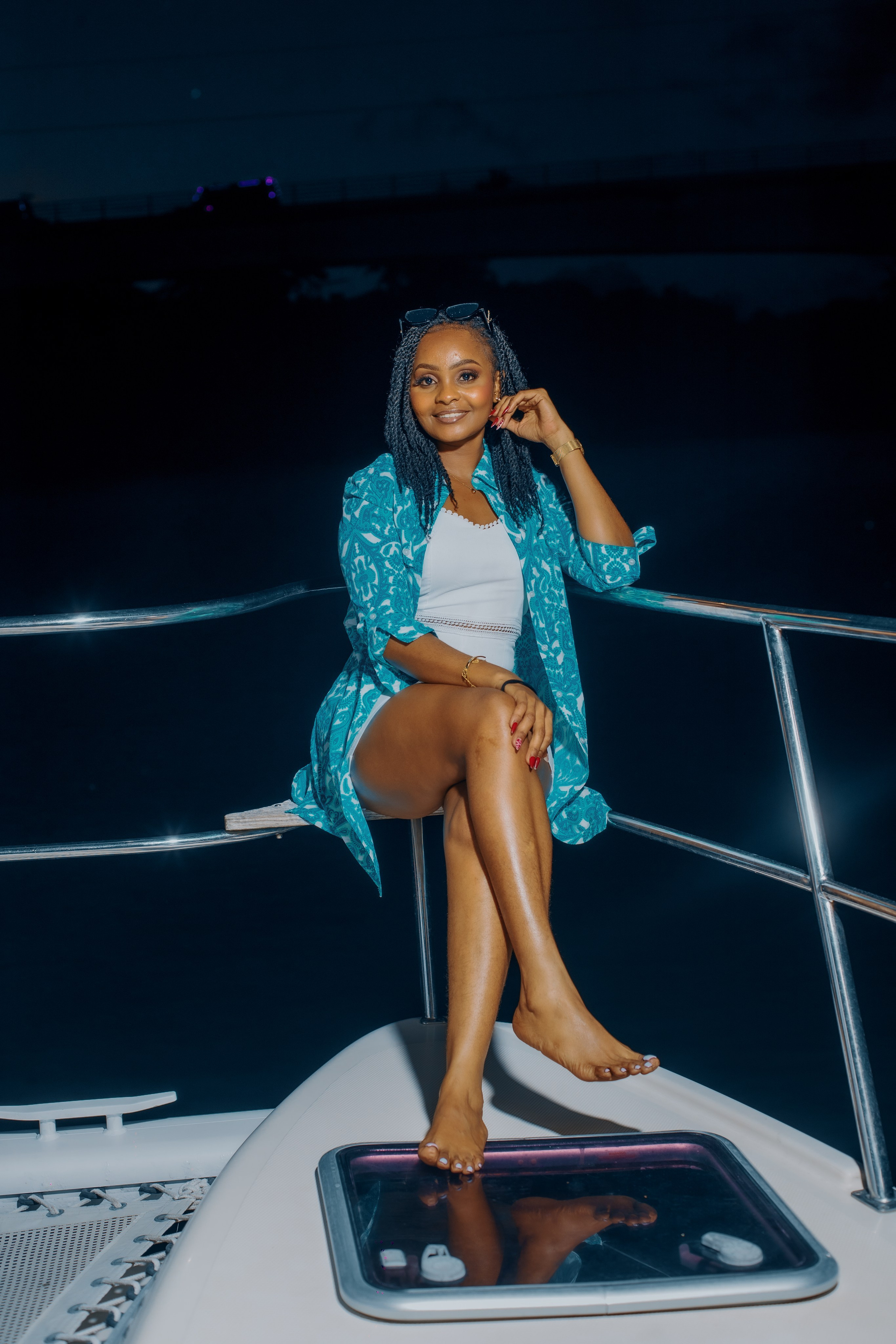 Hilda’s Birthday Yacht ride session. A creative consultant based in Mombasa, Kenya