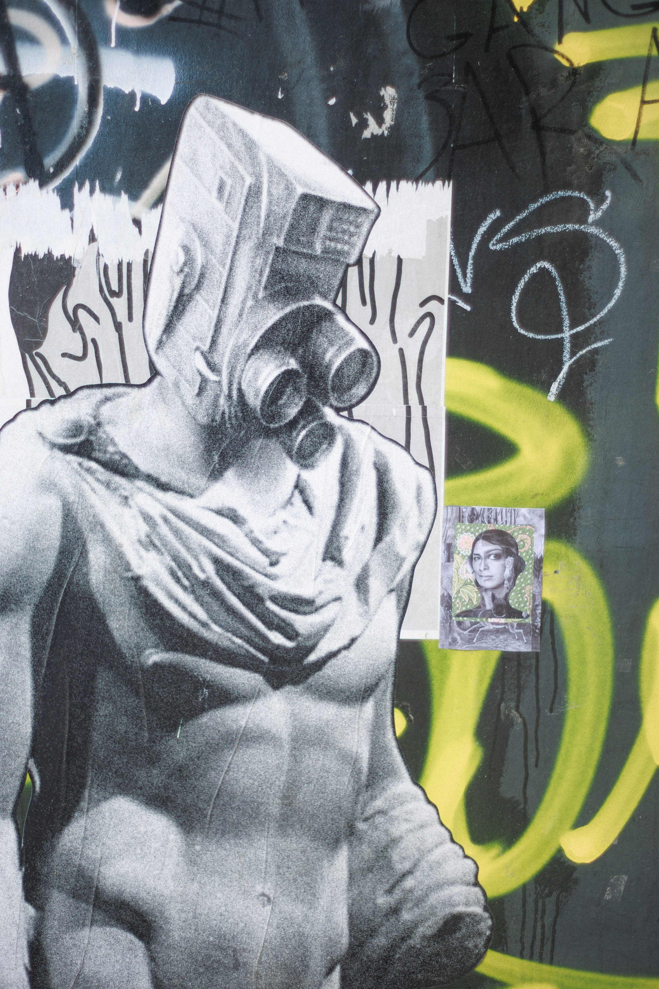 Photographer of the group street intervention “People as Letters to the City”, Athens–Istanbul, 2025. Photographer in Greece Kristina