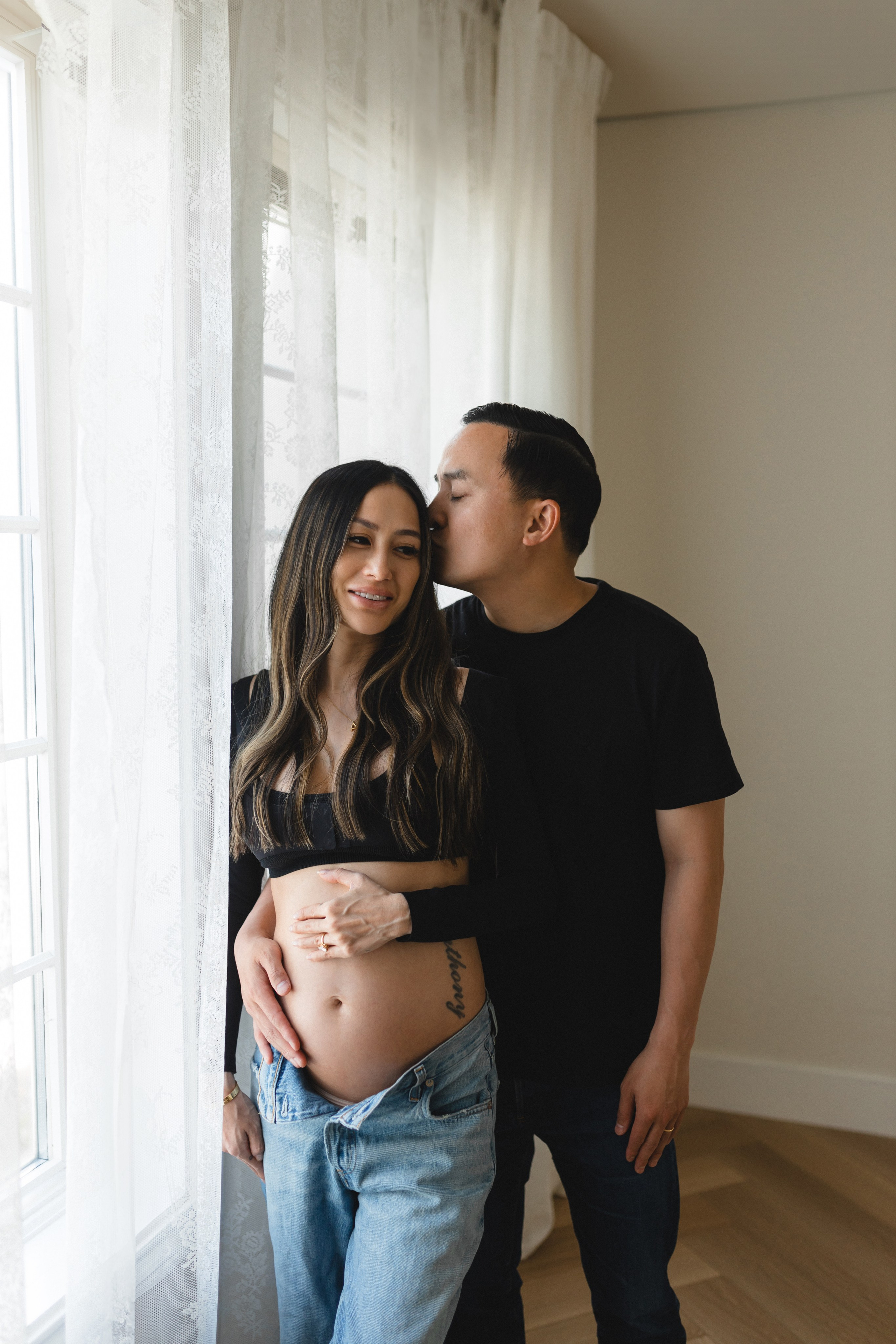 Photo Studio Maternity Shoot. Maternity, newborn photographer in the Bay Area|Iryna Rakivnenko