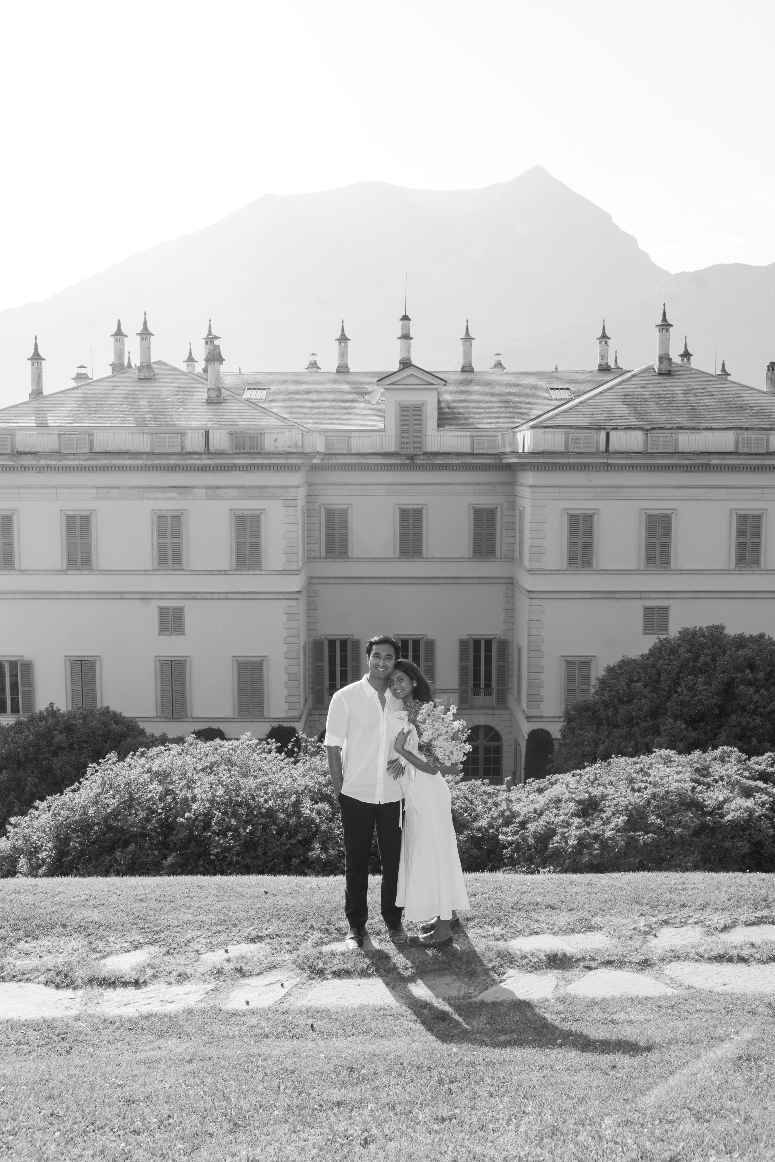 Secret Proposal at Villa Melzi, Lake Como. Lake Como Proposal Photographer | Surprise Proposals & Engagements