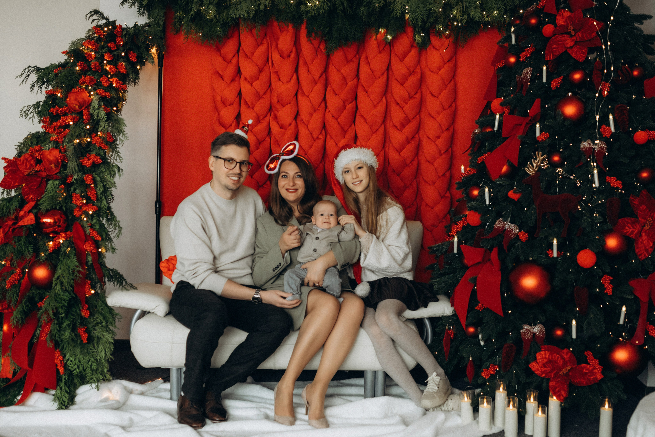 Together at Christmas. Семейный фотограф Лейпциг, Германия