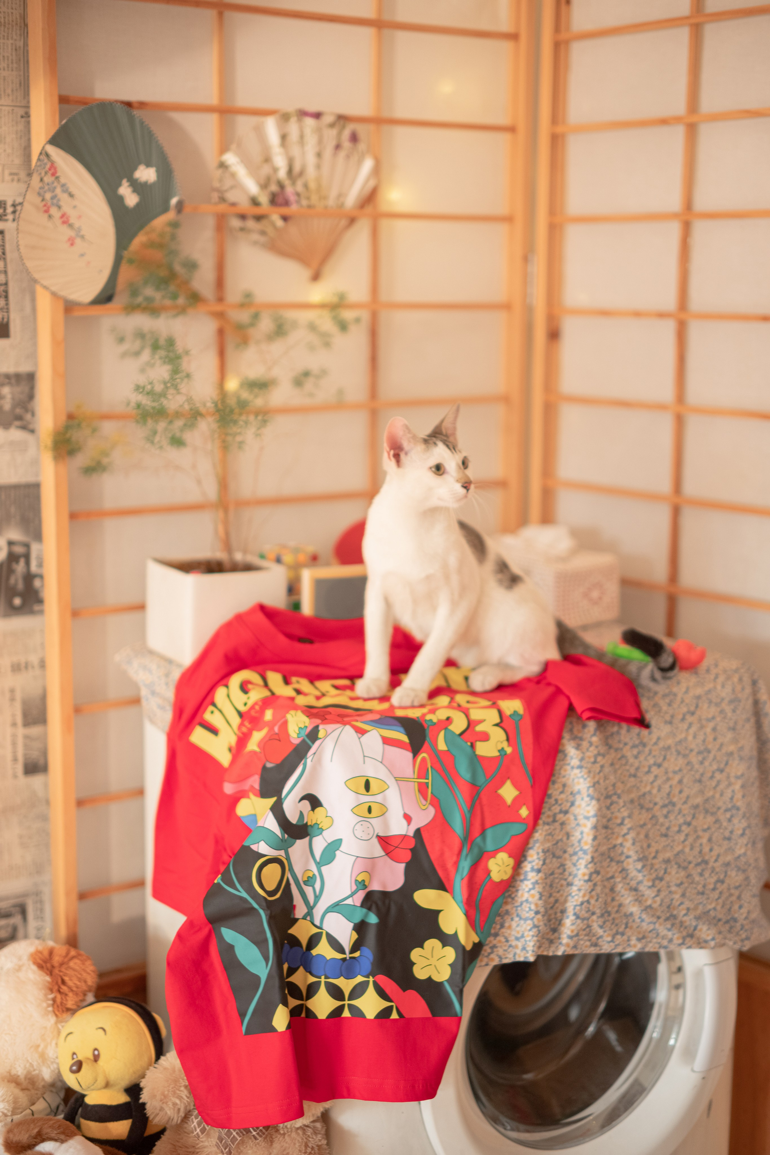 HIGHCLUB Cat Tshirt/ Bag. FINE ART PHOTOGRAPHY