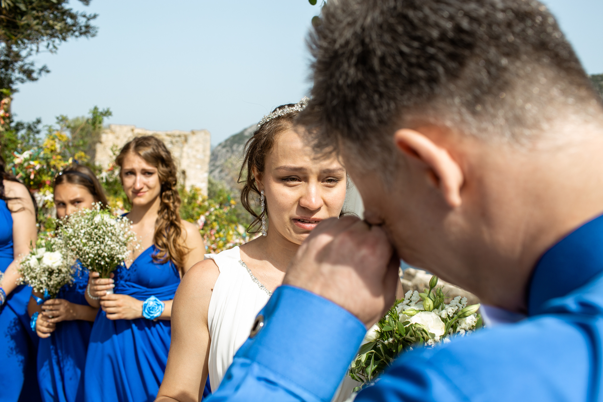Symbolic wedding on the island of Kemeria. Julia Ganch I Fashion Wedding Photography I Cappadocia Turkey