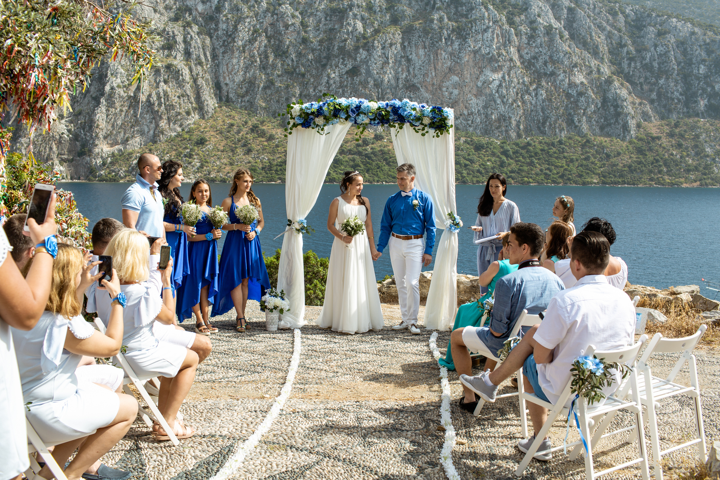 Symbolic wedding on the island of Kemeria. Julia Ganch I Fashion Wedding Photography I Cappadocia Turkey