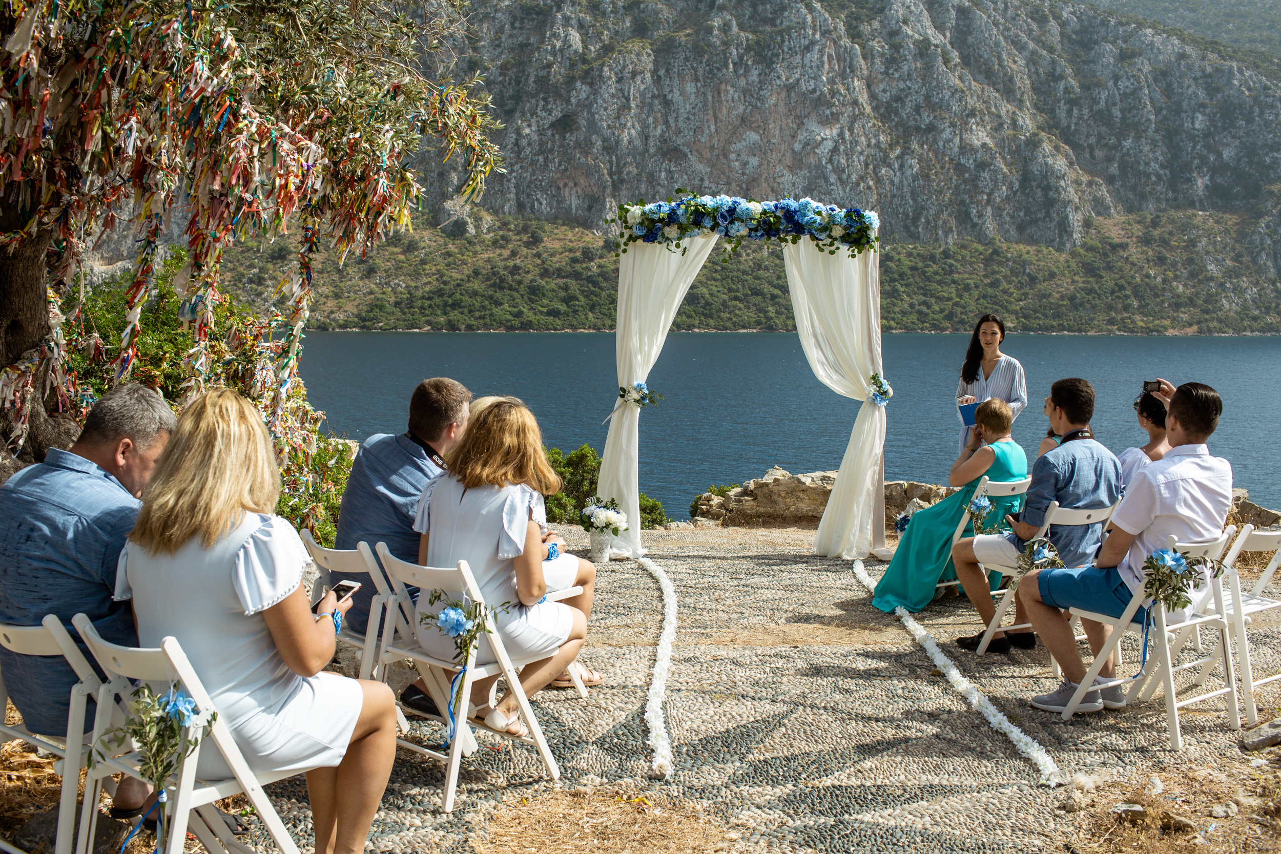 Symbolic wedding on the island of Kemeria. Julia Ganch I Fashion Wedding Photography I Cappadocia Turkey