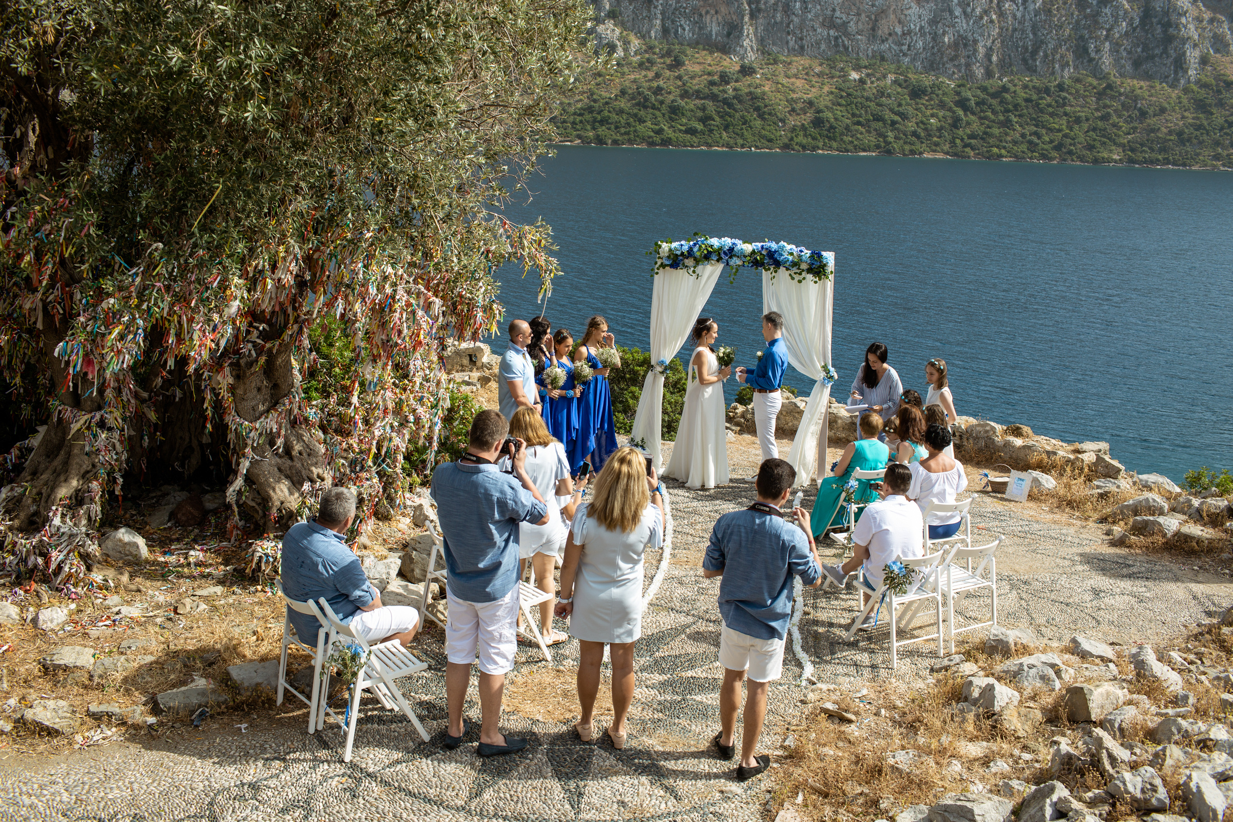 Symbolic wedding on the island of Kemeria. Julia Ganch I Fashion Wedding Photography I Cappadocia Turkey