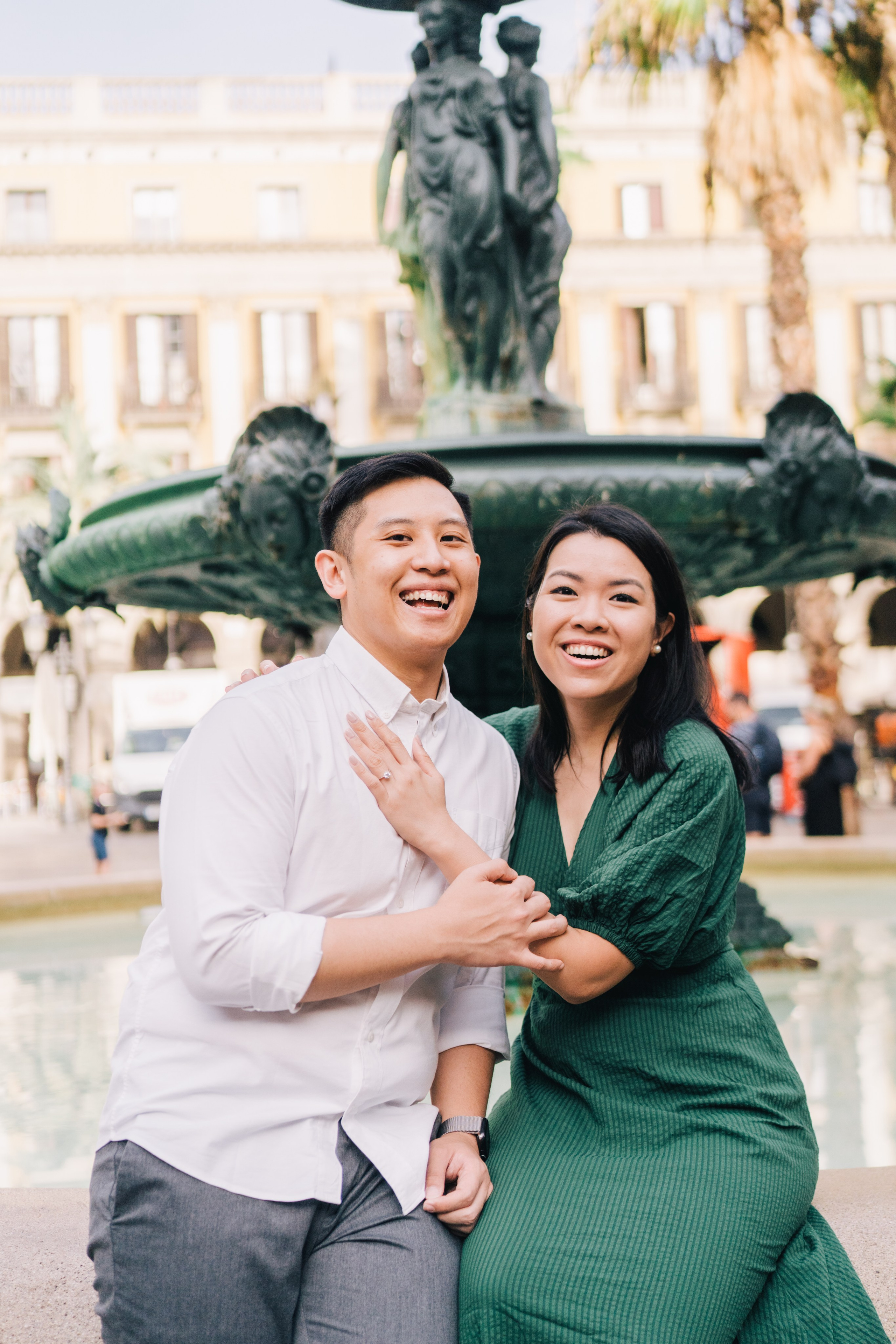LoveStory in Gothic Quarter. Photographer Kristina Dorina