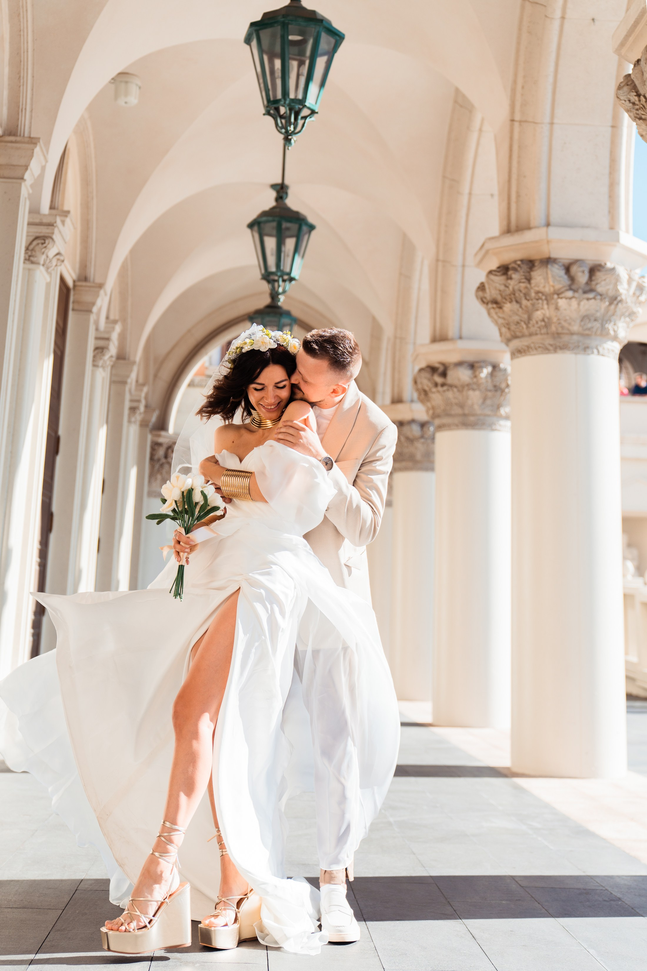 M&S. Wedding & elopement photographer Viktoriya Kravtsov. Las Vegas