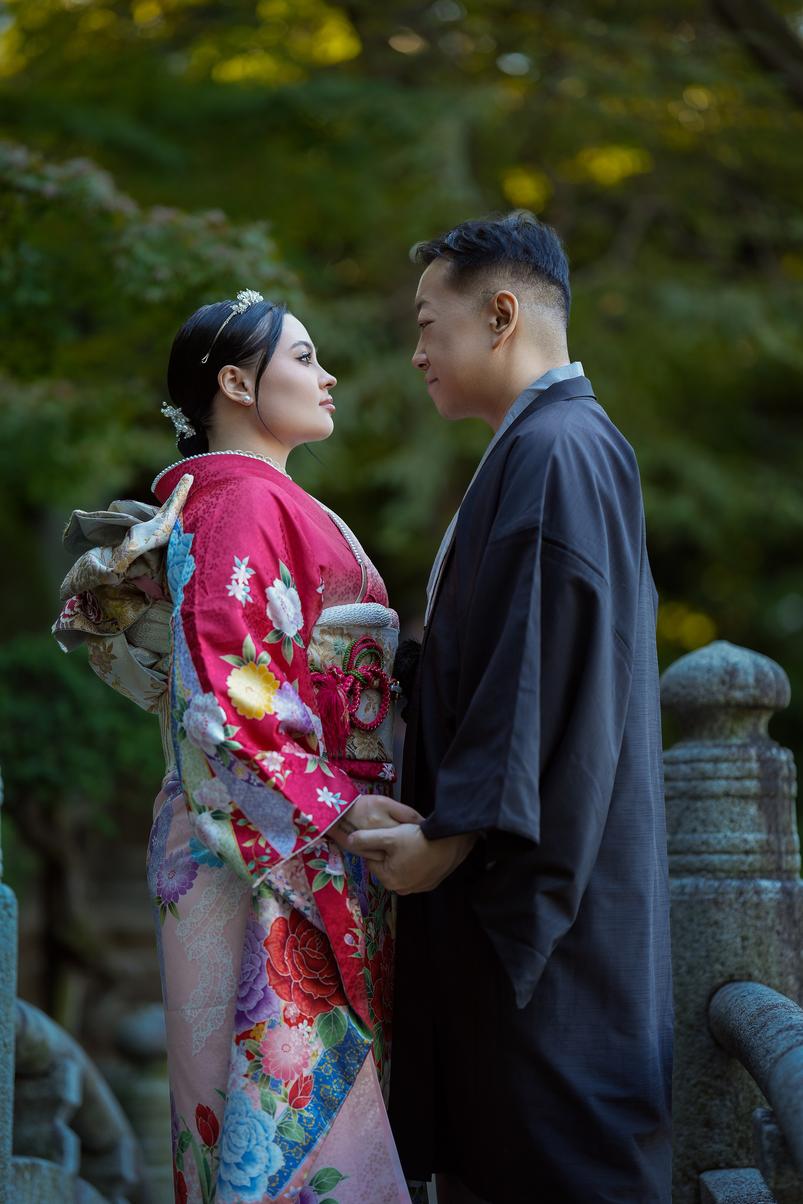 Съёмка в кимоно в Токио. Фотограф в Токио Япония