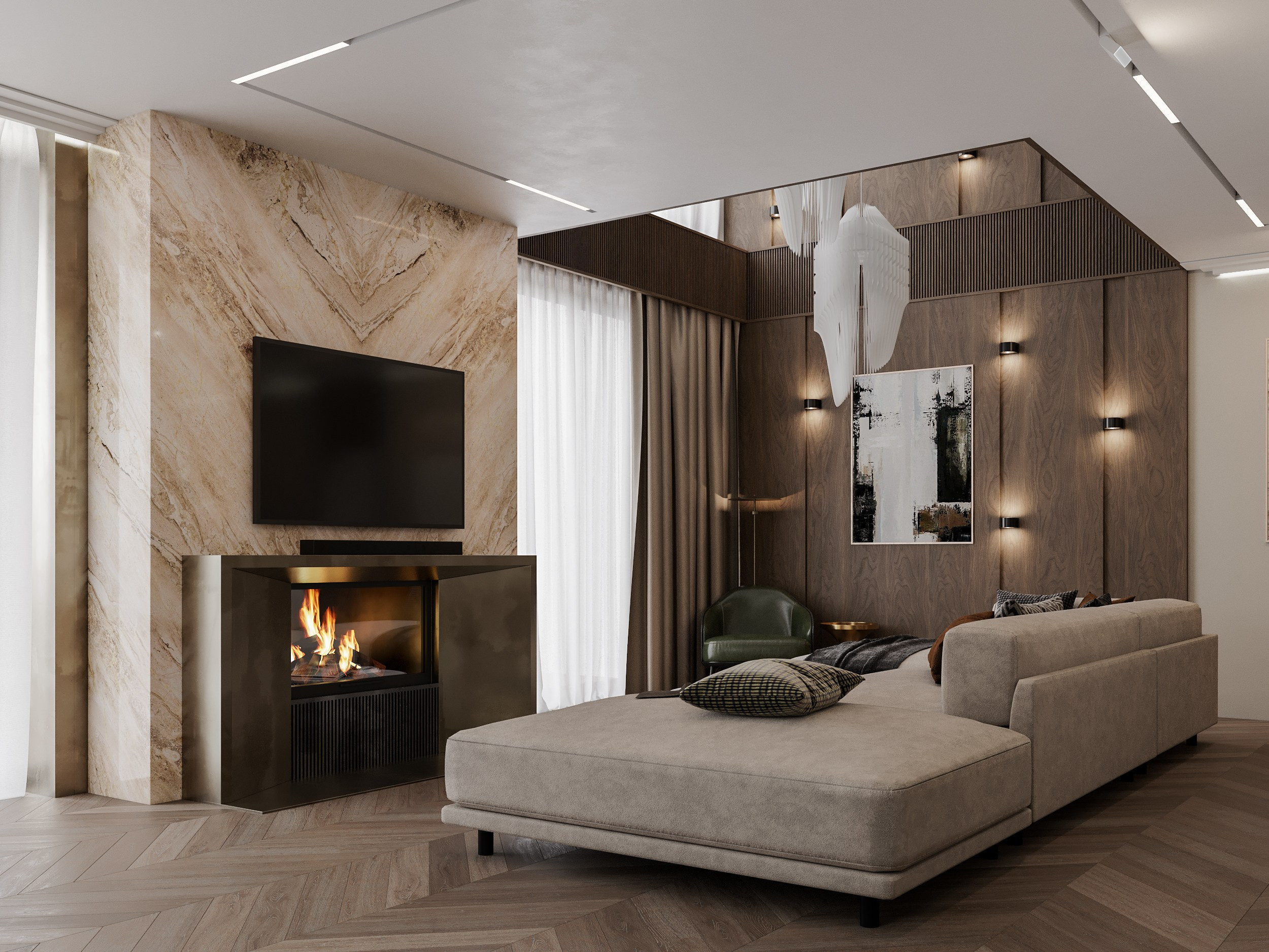 Obývací pokoj — 2. Filipenka architects