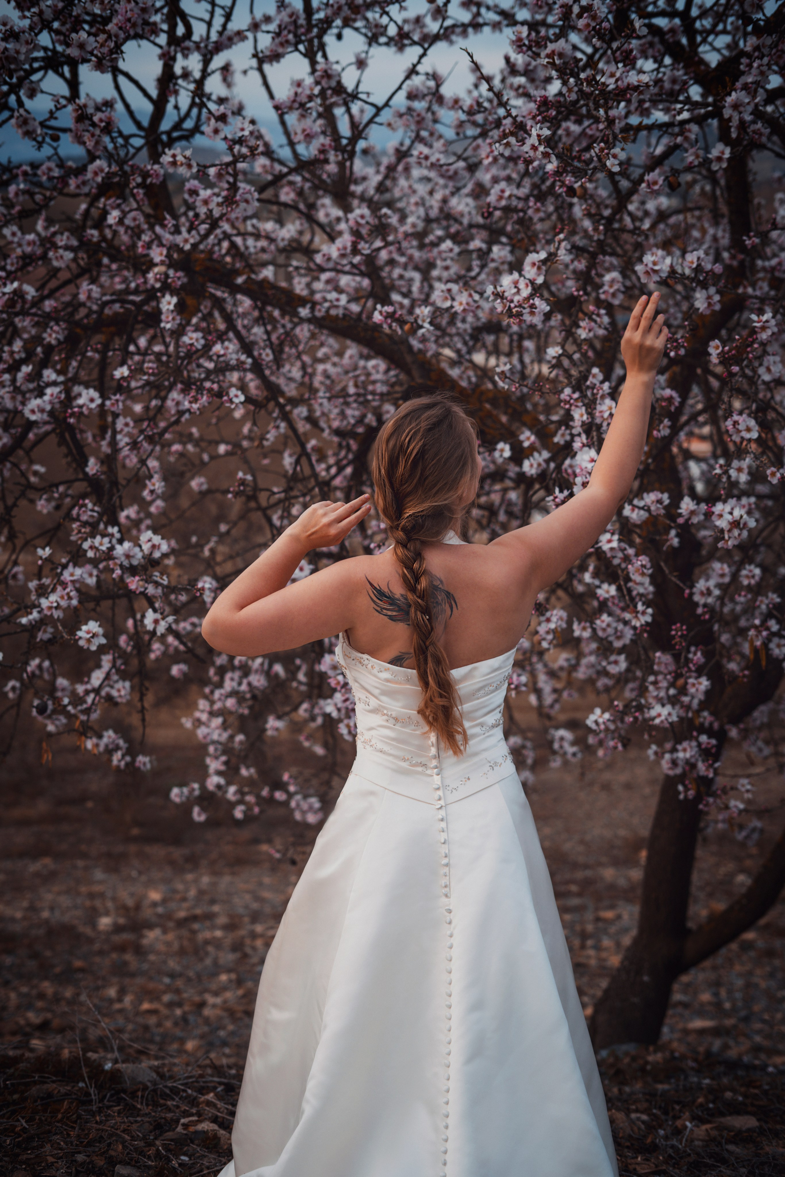Свадебная прогулка в цветущем миндале. Анастасия Благова — Твой фотограф в Малаге 🇪🇸