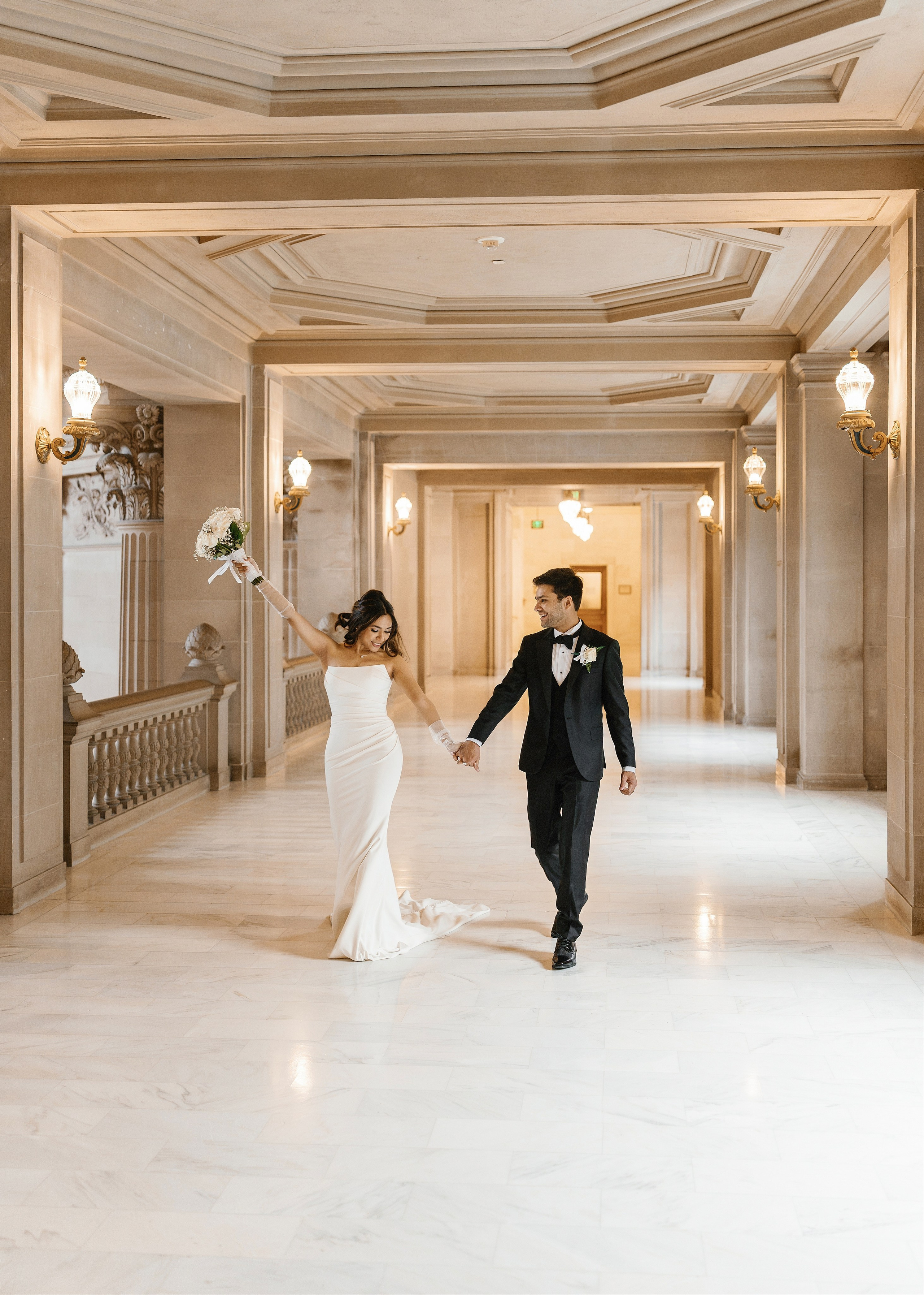 San Francisco City Hall Wedding. Wedding Photography & Videography Team in California, Los Angeles, San Francisco, San Diego and Travel