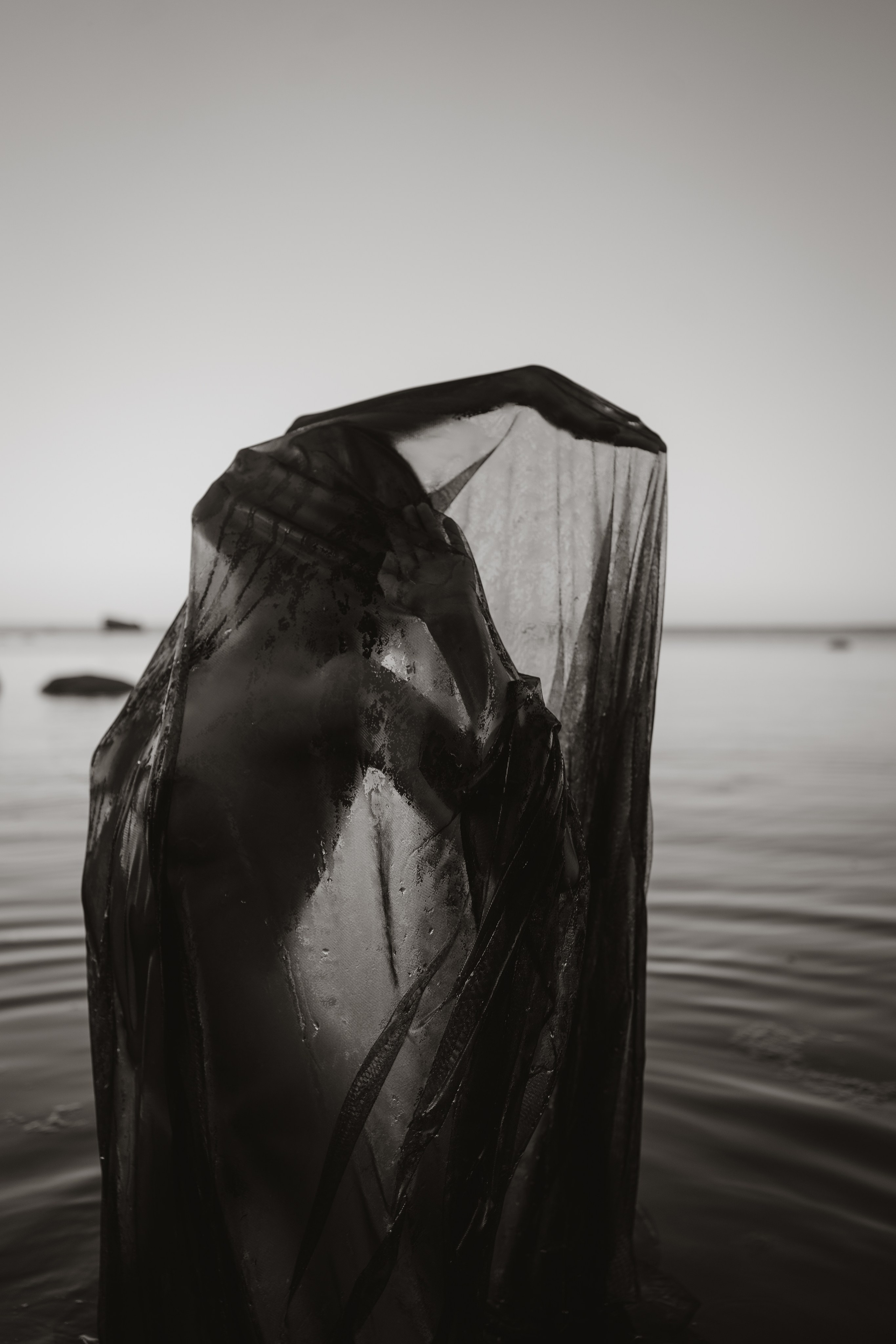 The water and salt that built her. Anna Chekryshova — Authorial Portrait Photographer in Tallinn