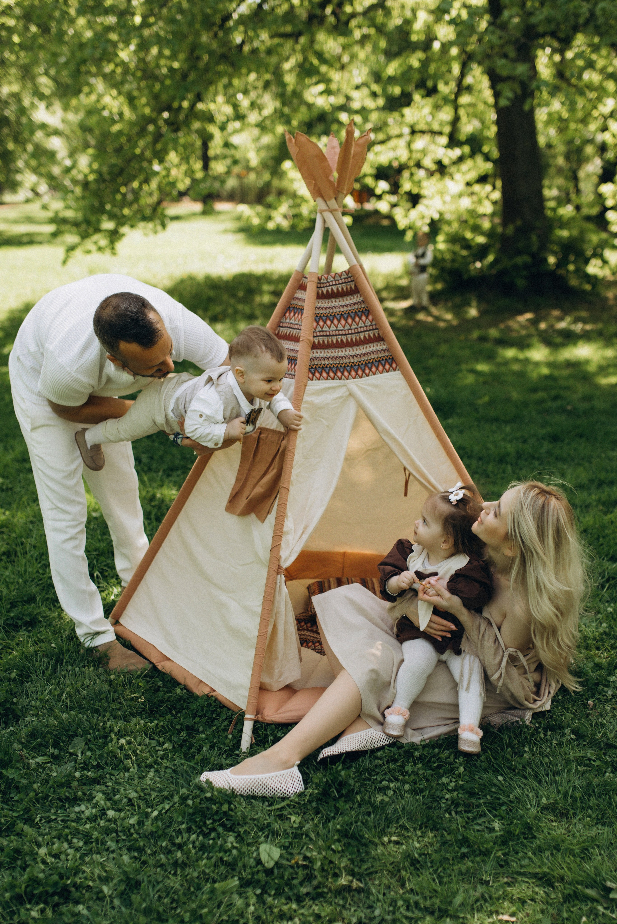 1 YEAR in the park. Семейный фотограф Лейпциг, Германия