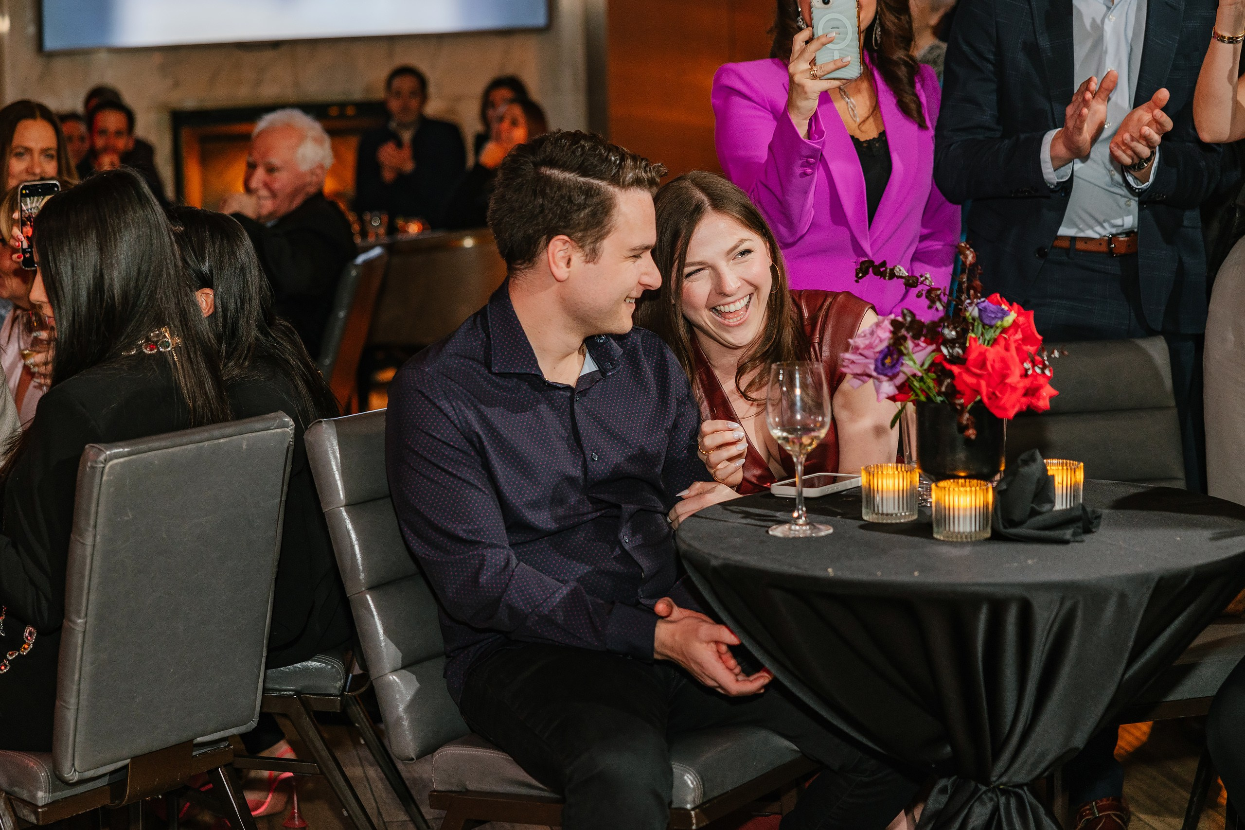 02.18.2024 Engagement Party. Wedding family event photographer in Chicago Nick Yushevich