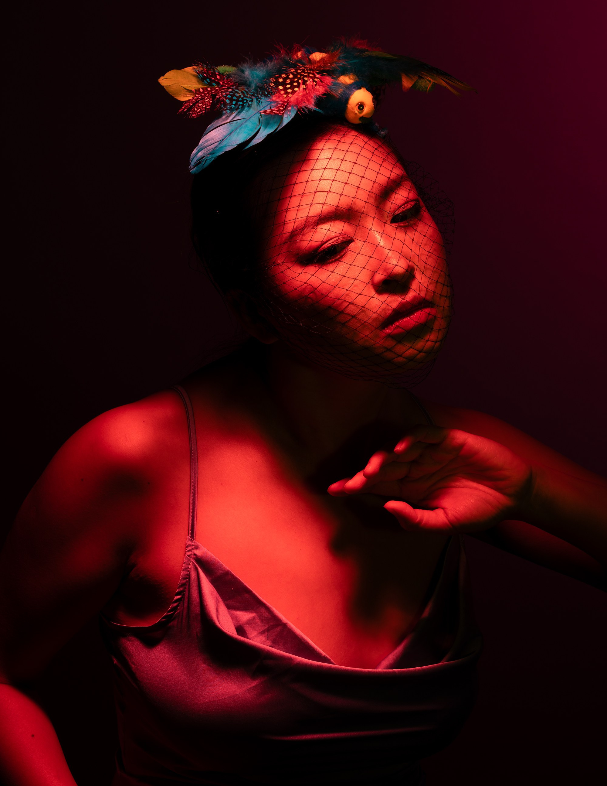 Dramatic Fashion Portrait in Chennai