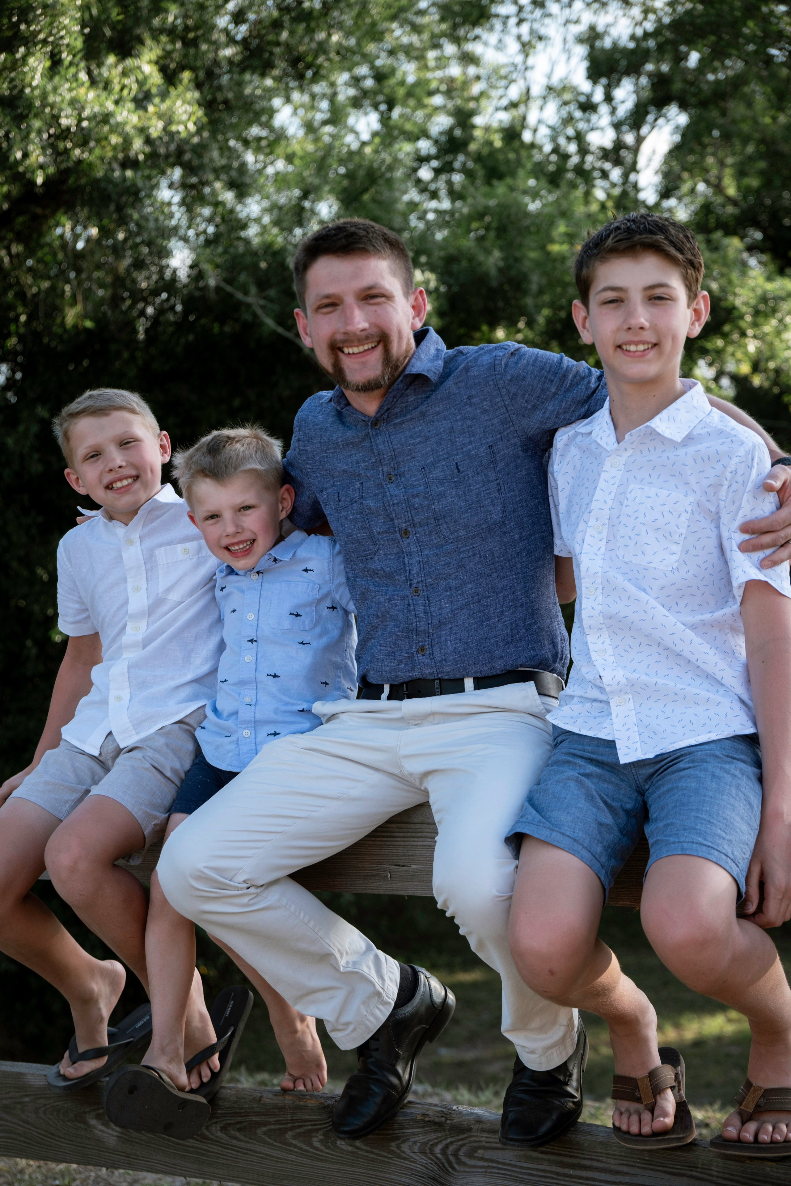 Anastasia and family. Photographer Vladmir Gladkov