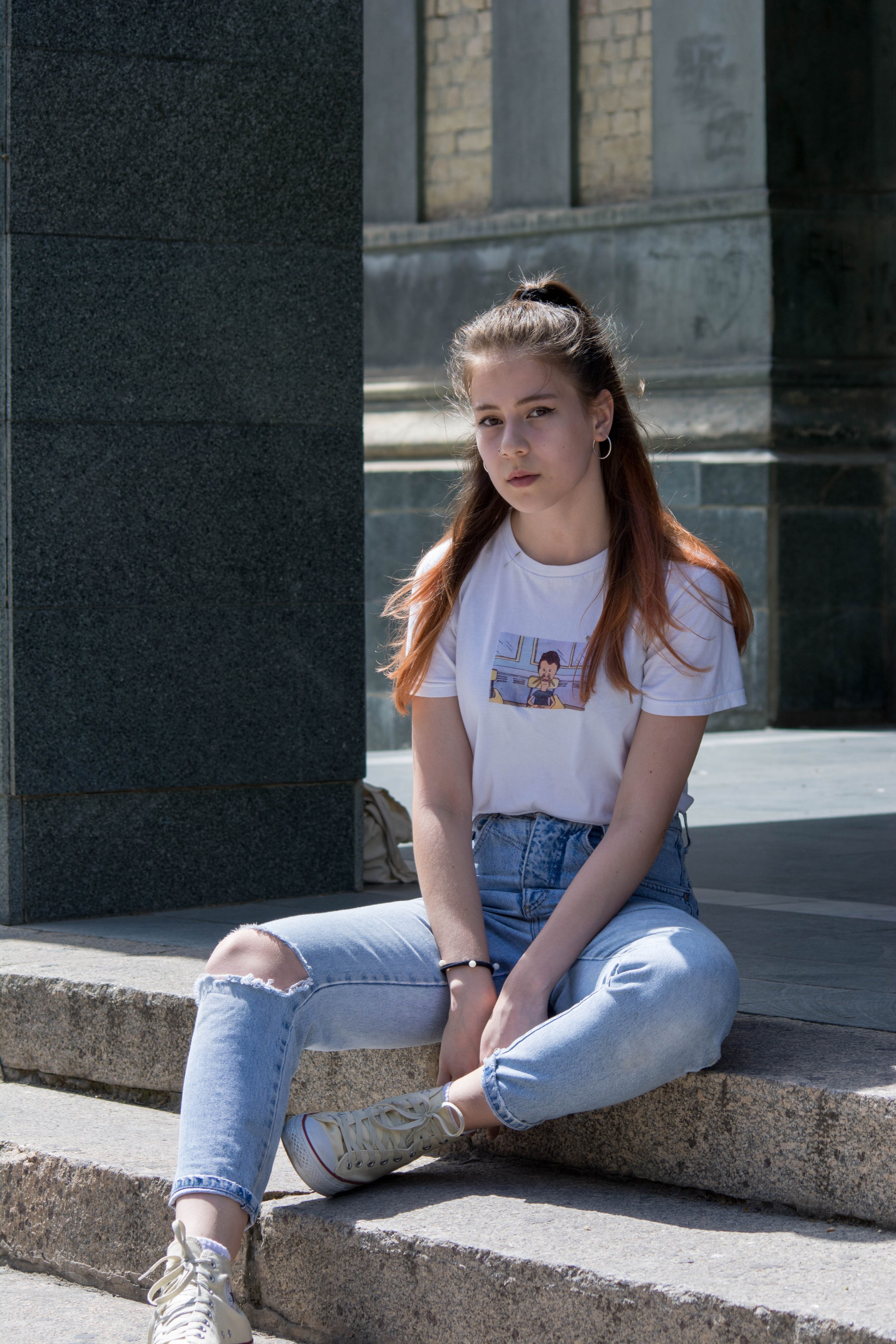 Street fashion janrında. Fotoqraf Vəli Məmmədov