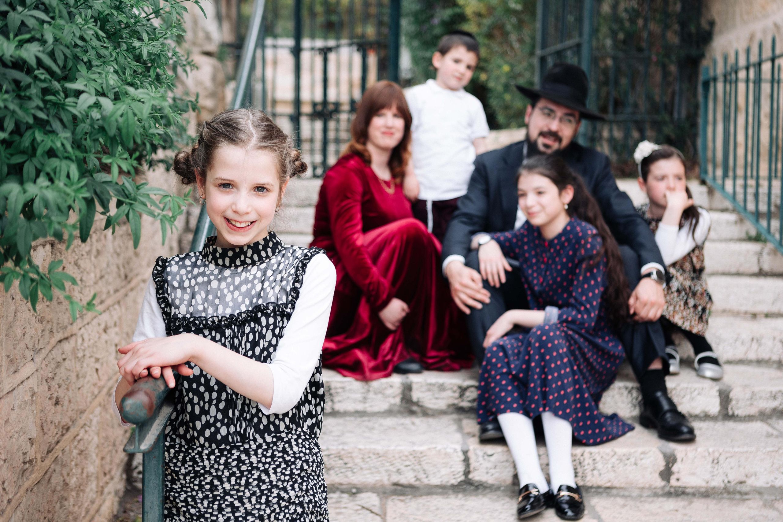 BAT MITZVAH IN YAMIN MOSHE. PHOTOGRAPHER IN ISRAEL