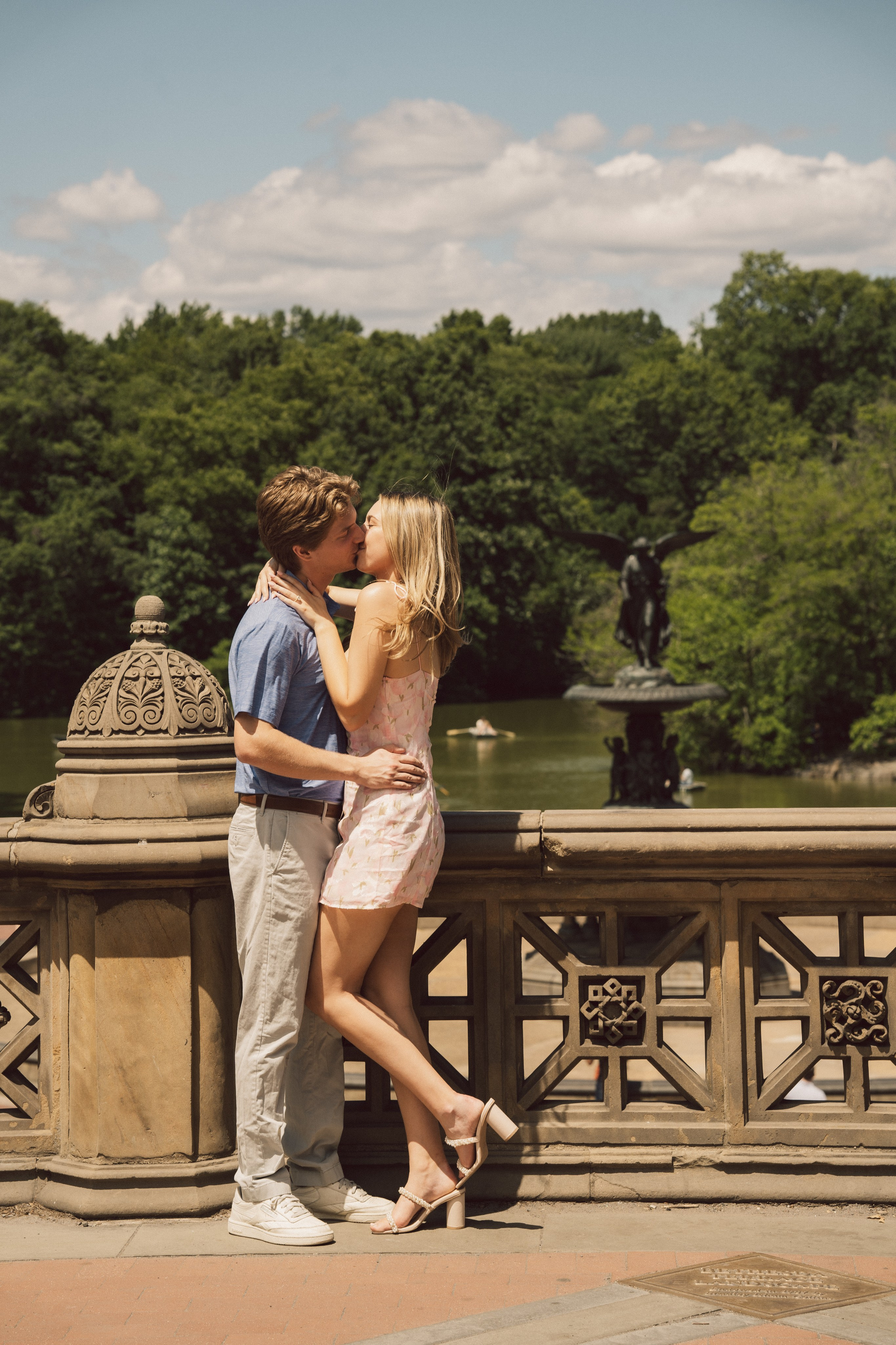 Surprise proposal Central Park. New York + destination photographer