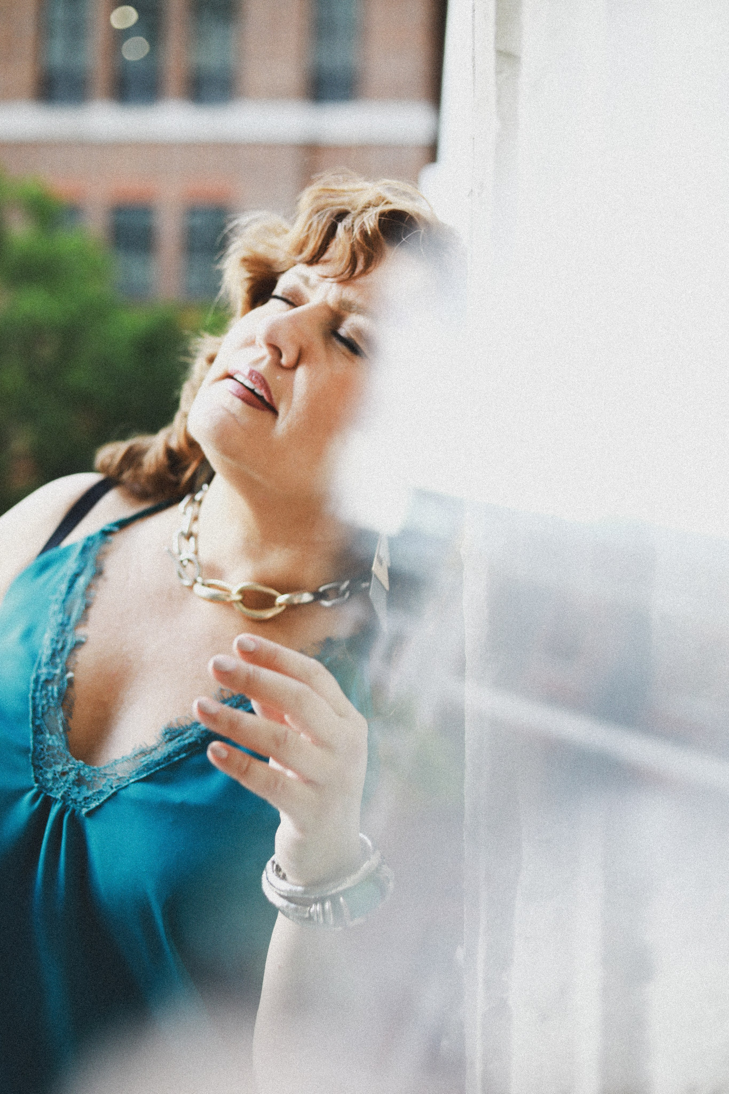 Оlga and her shiny London. Victoria Dini. Art photography in London / Folkestone, UK