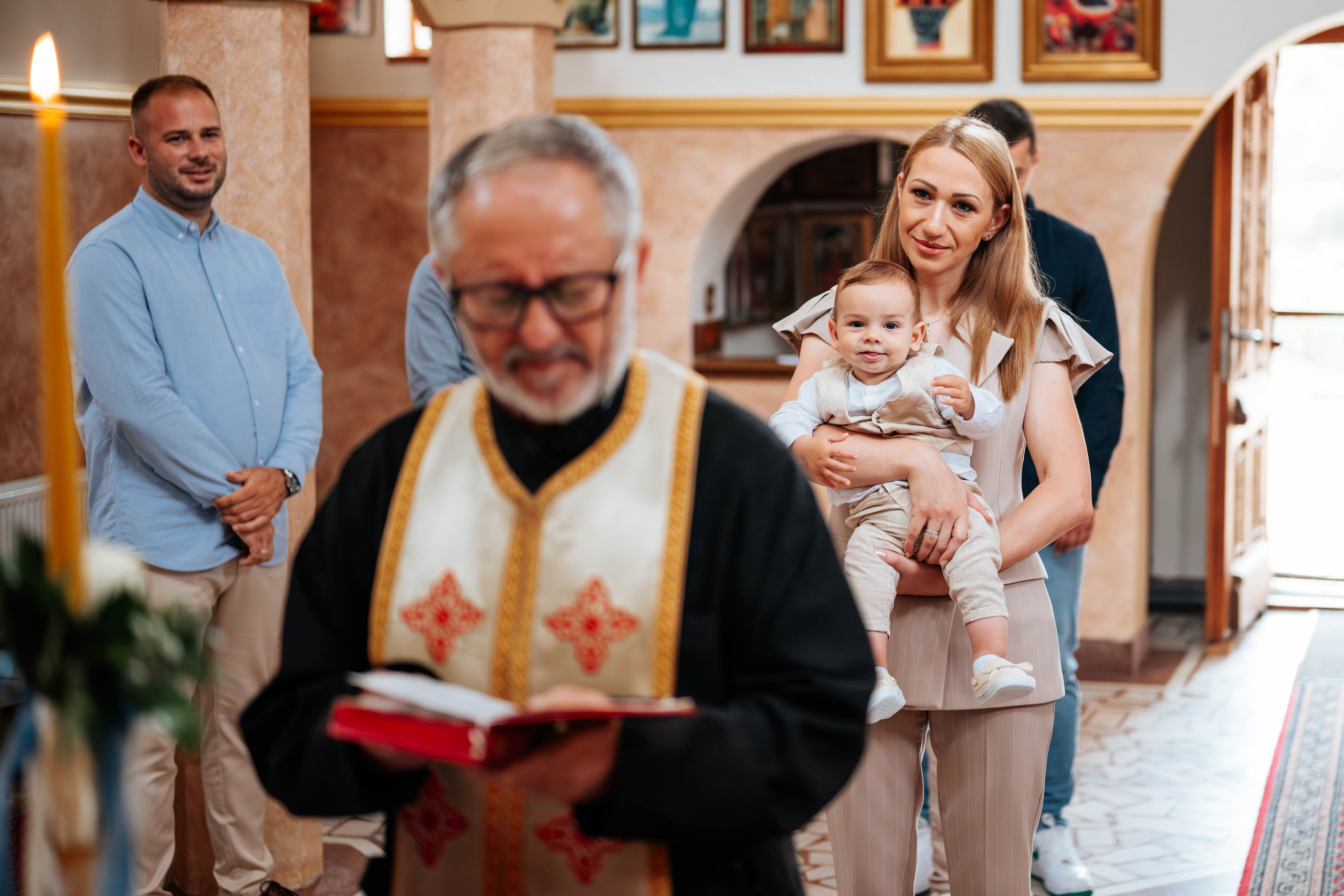 Teodor - krštenje. Dečiji i porodični fotograf