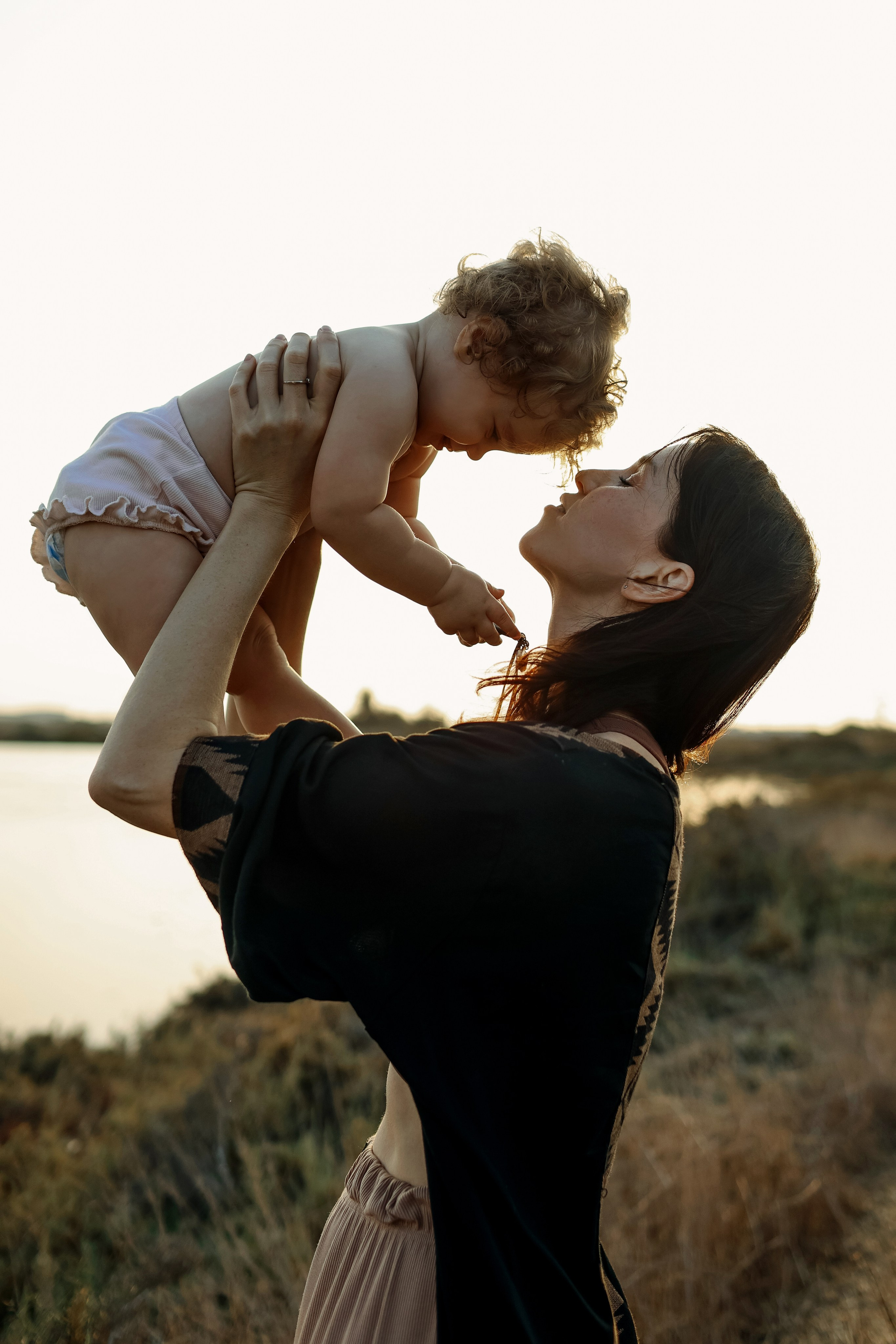 Little curls in Atlit. Family photographer in Israel