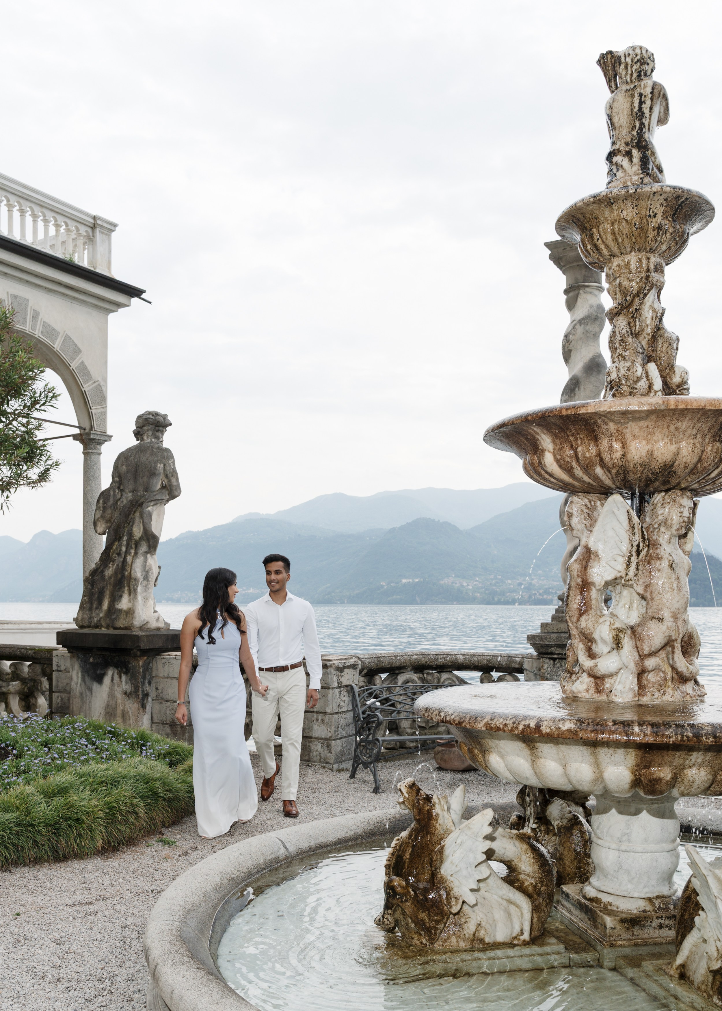 Villa Monastero Secret Proposal. Proposal Photographer in Lake Como