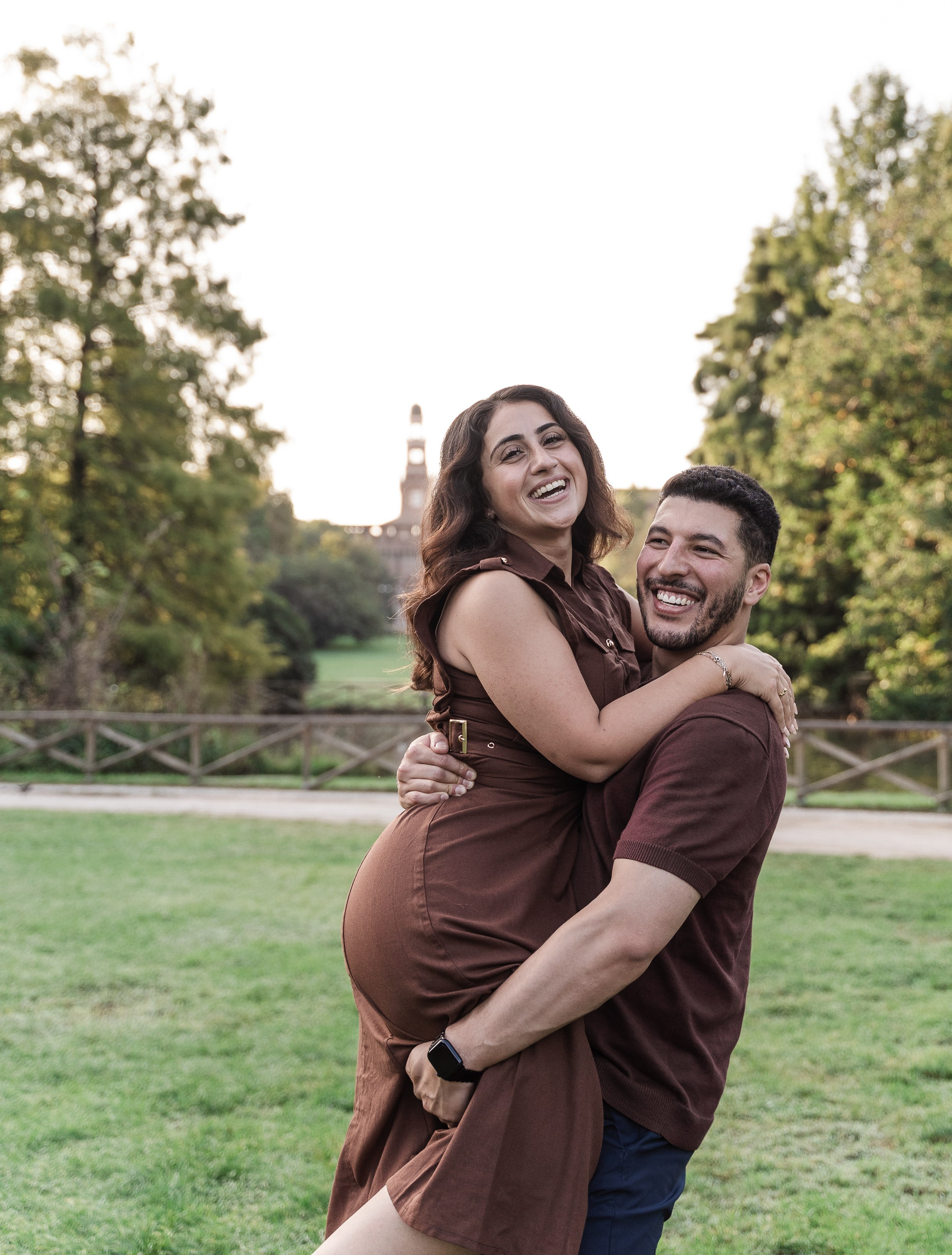 Sunrise Proposal in Milan. Proposal Photographer in Lake Como