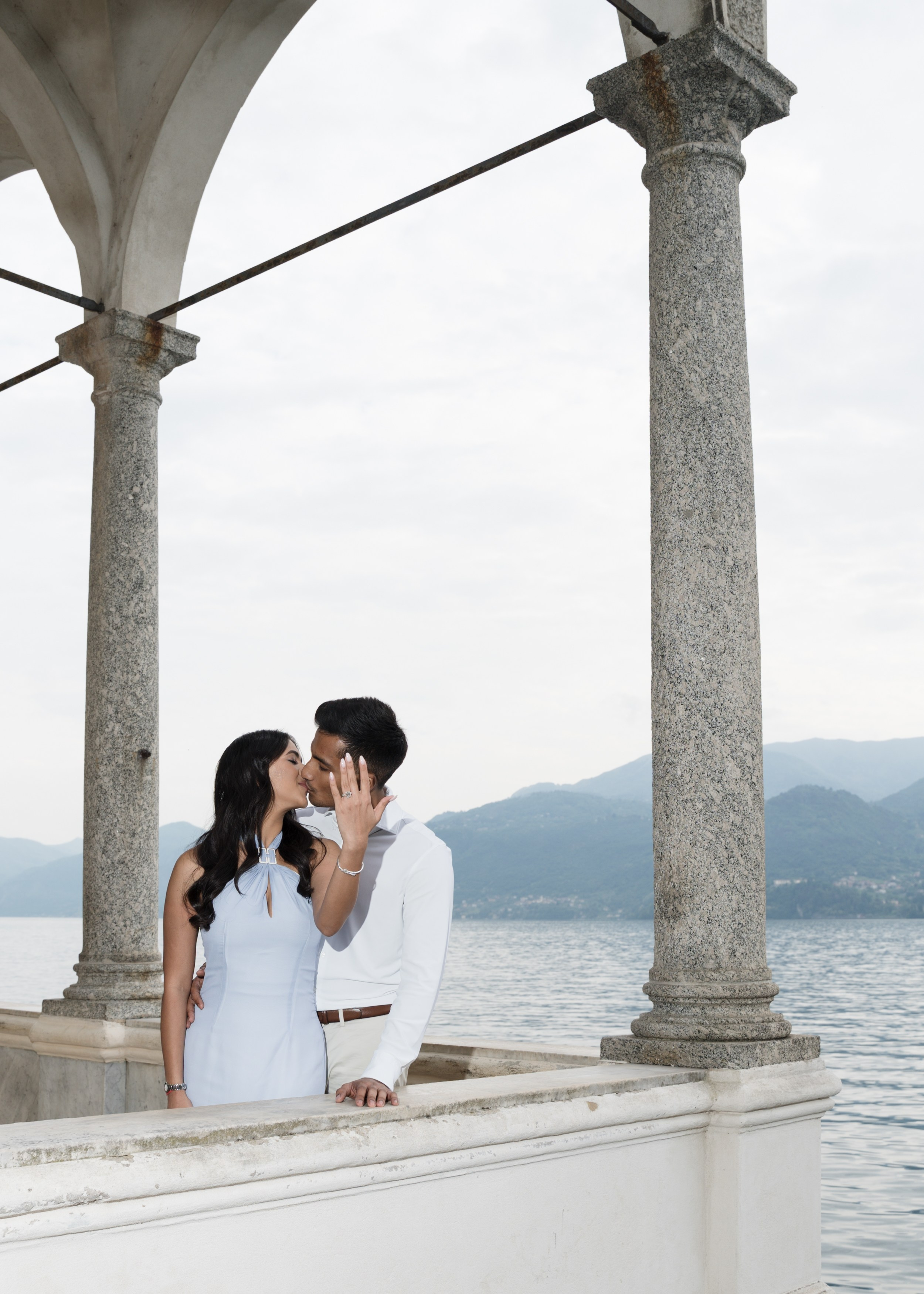 Villa Monastero Secret Proposal. Proposal Photographer in Lake Como