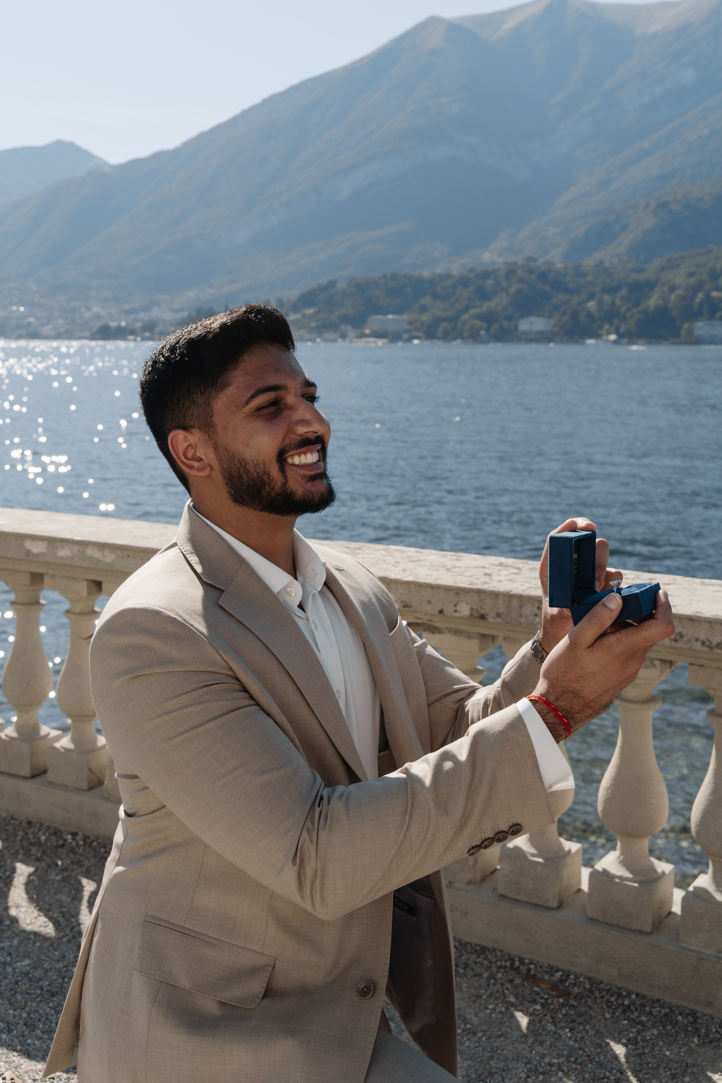 Villa Melzi Secret Proposal. Lake Como Proposal Photographer | Surprise Proposals & Engagements