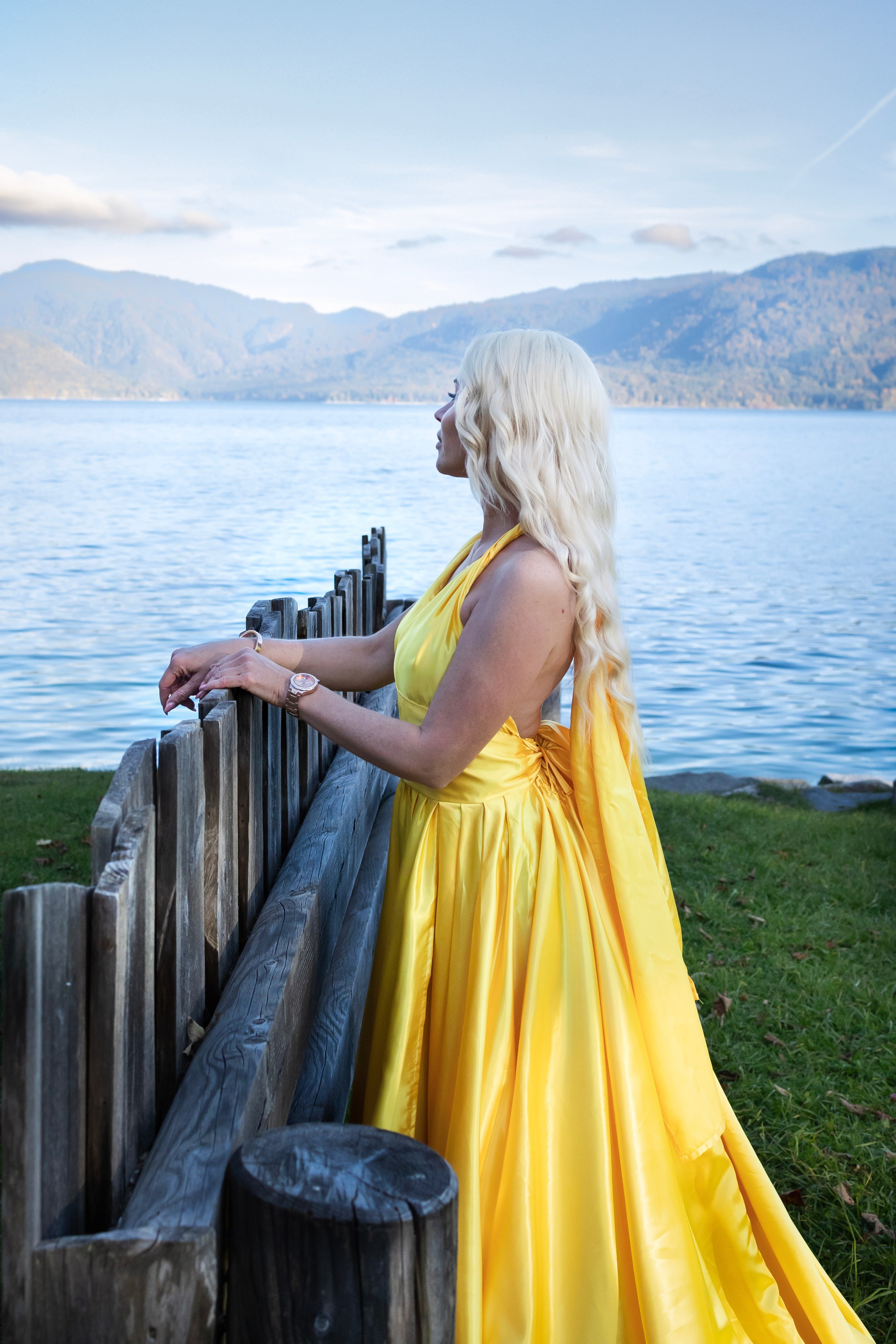 Lake. Photographer in Munich