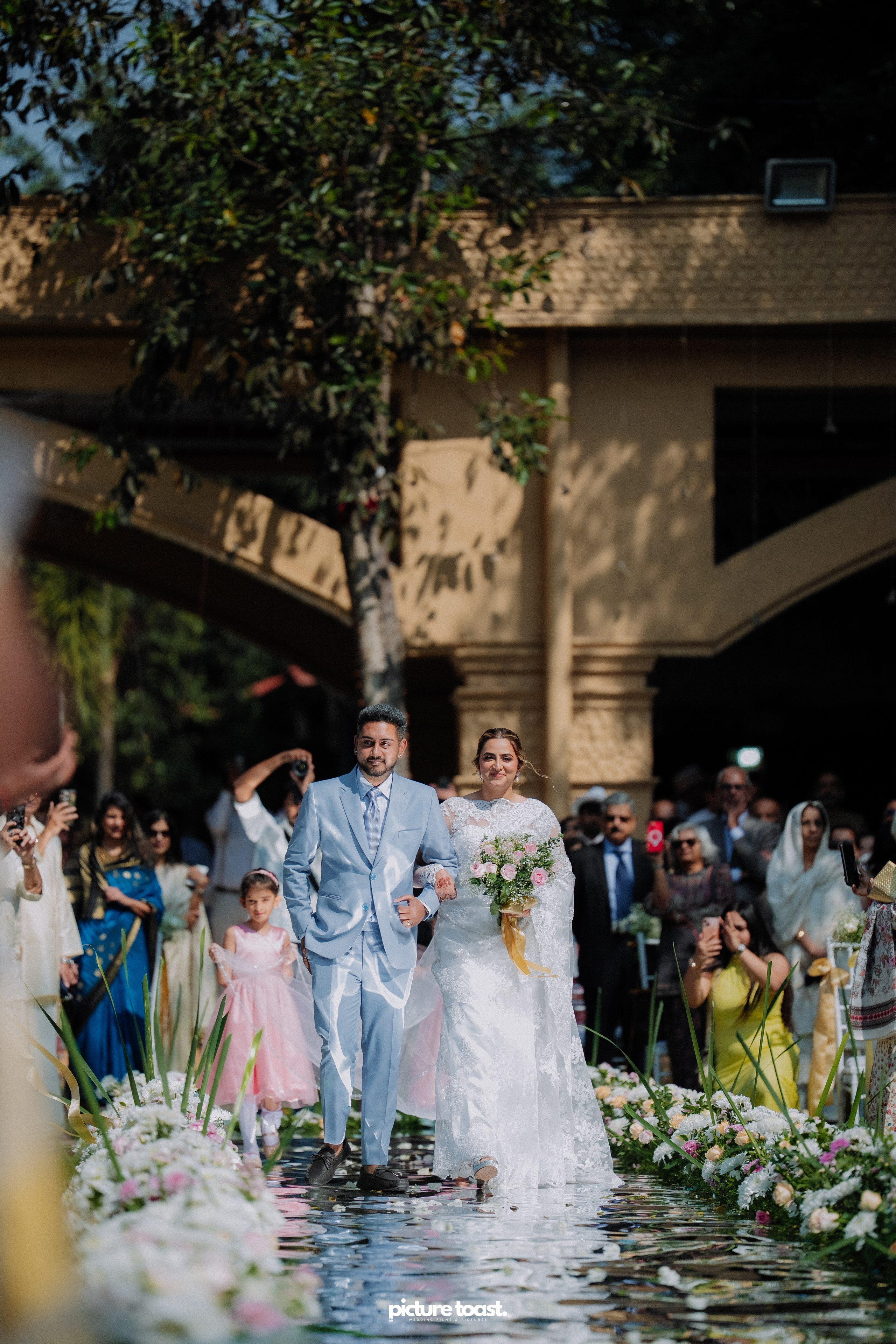 Blessing of Rajiv & Aashna. Fine art Wedding Photographers in India & Canada