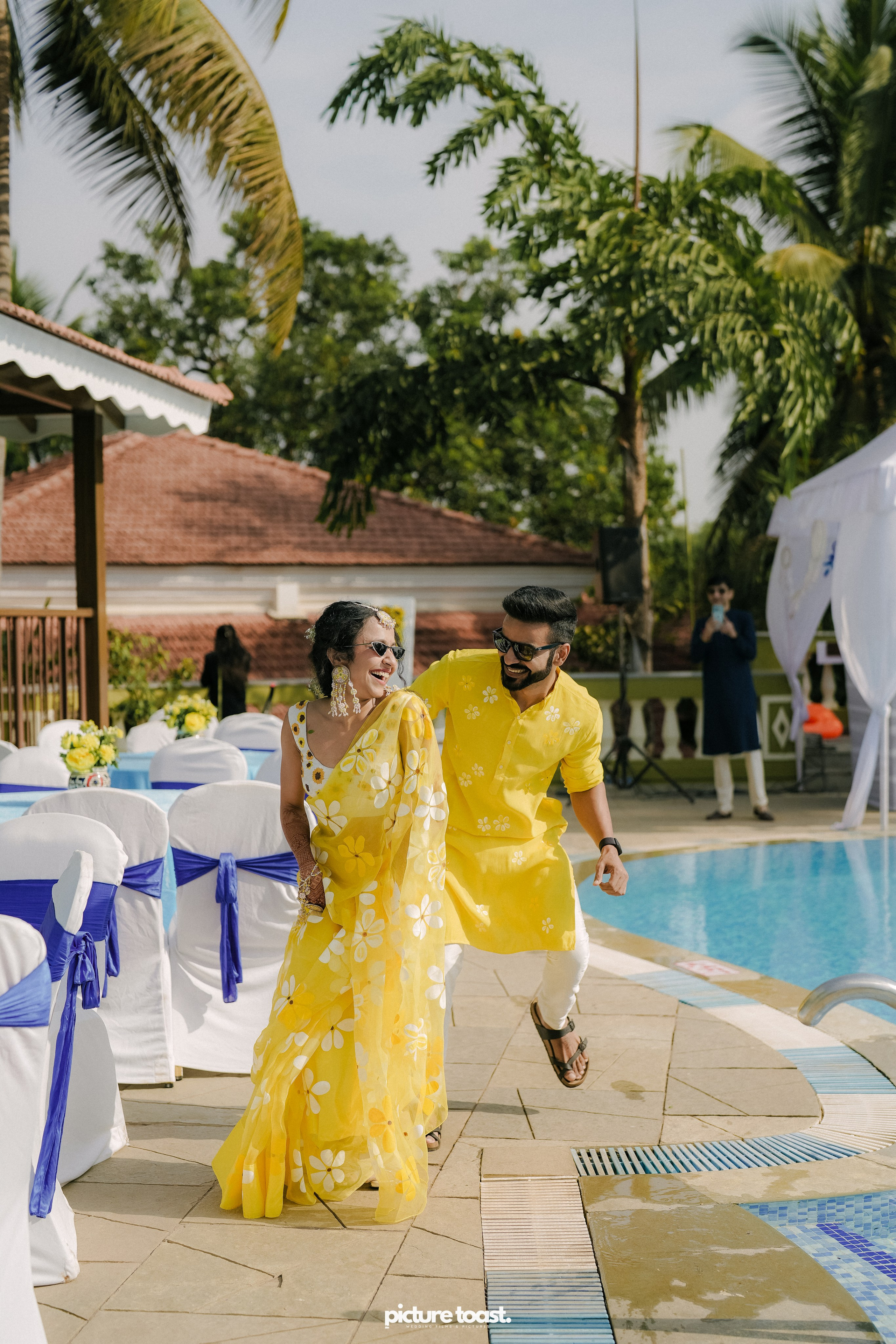 Haldi Hues Ft. Baebie & Goyal. Fine art Wedding Photographers in India & Canada