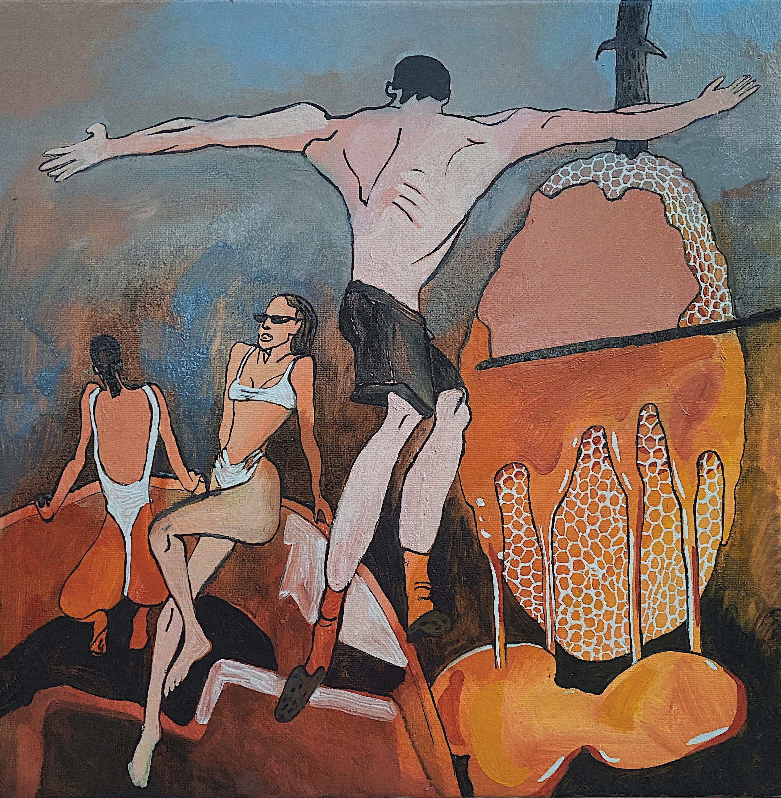 Oil, canvas, 45 x 45 cm, 2021